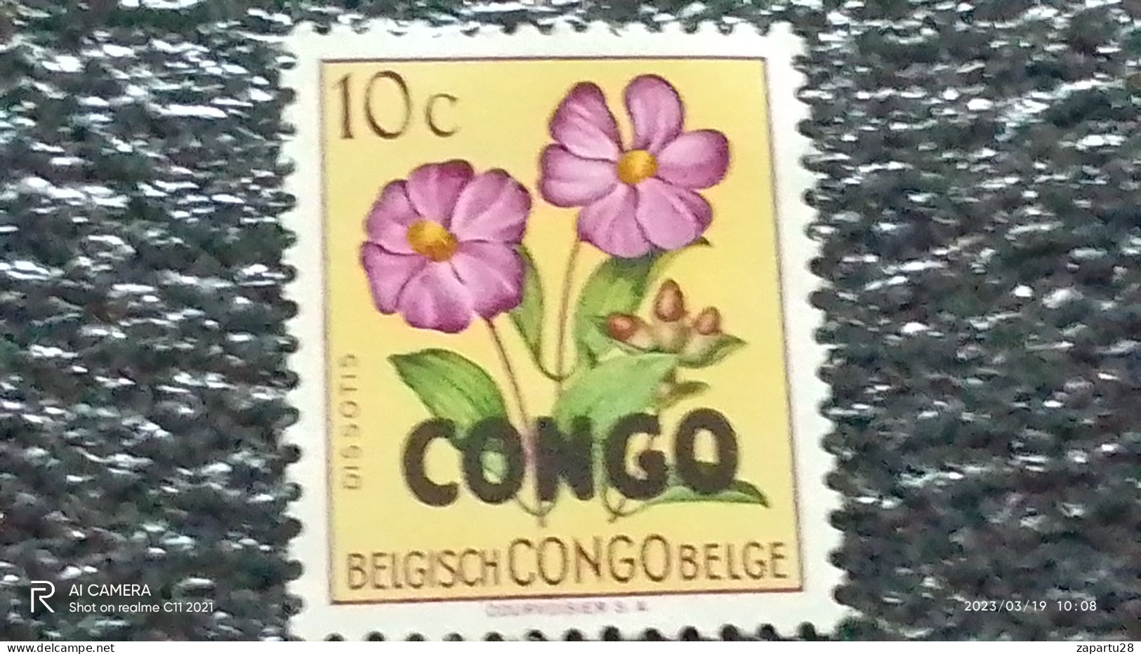 KONGO HALK CUMHURİYETİ-1960-70-      10C     USED - Usados