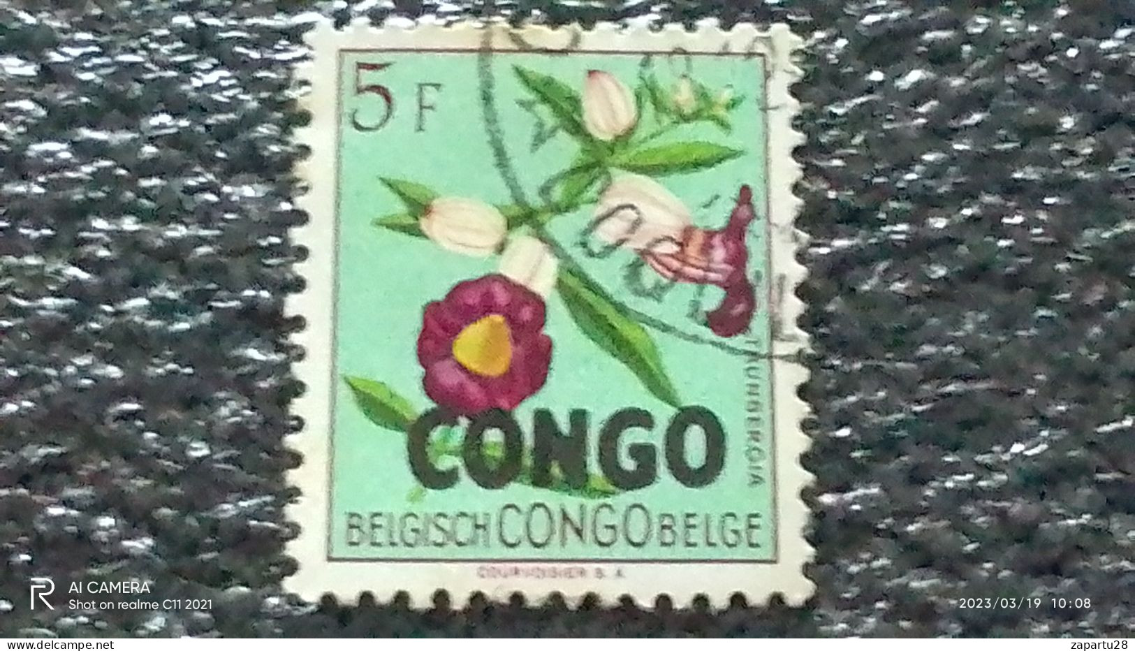 KONGO HALK CUMHURİYETİ-1960-70-      5FR     USED - Gebraucht