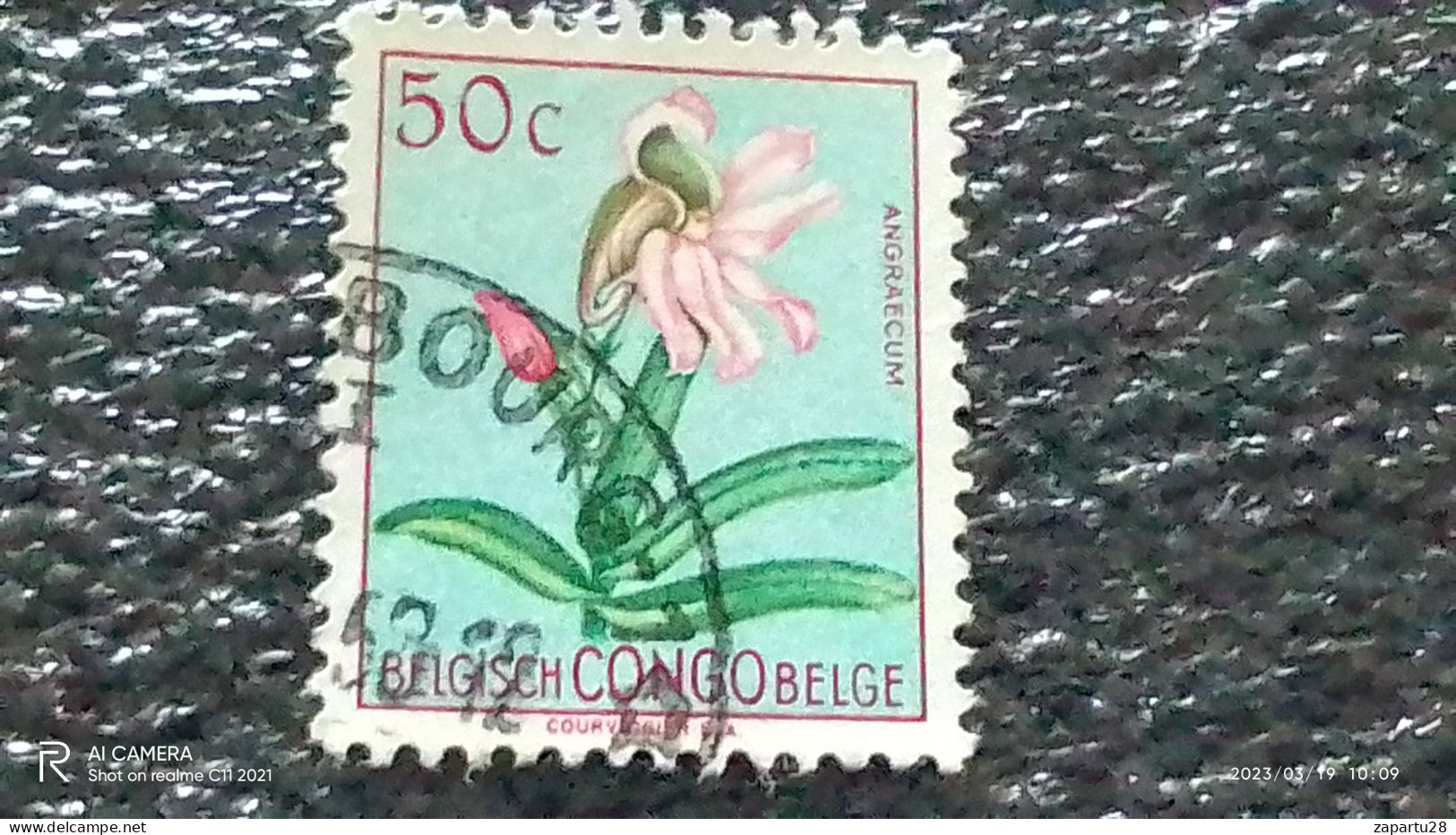 KONGO HALK CUMHURİYETİ-1960-70-      50C    USED - Oblitérés