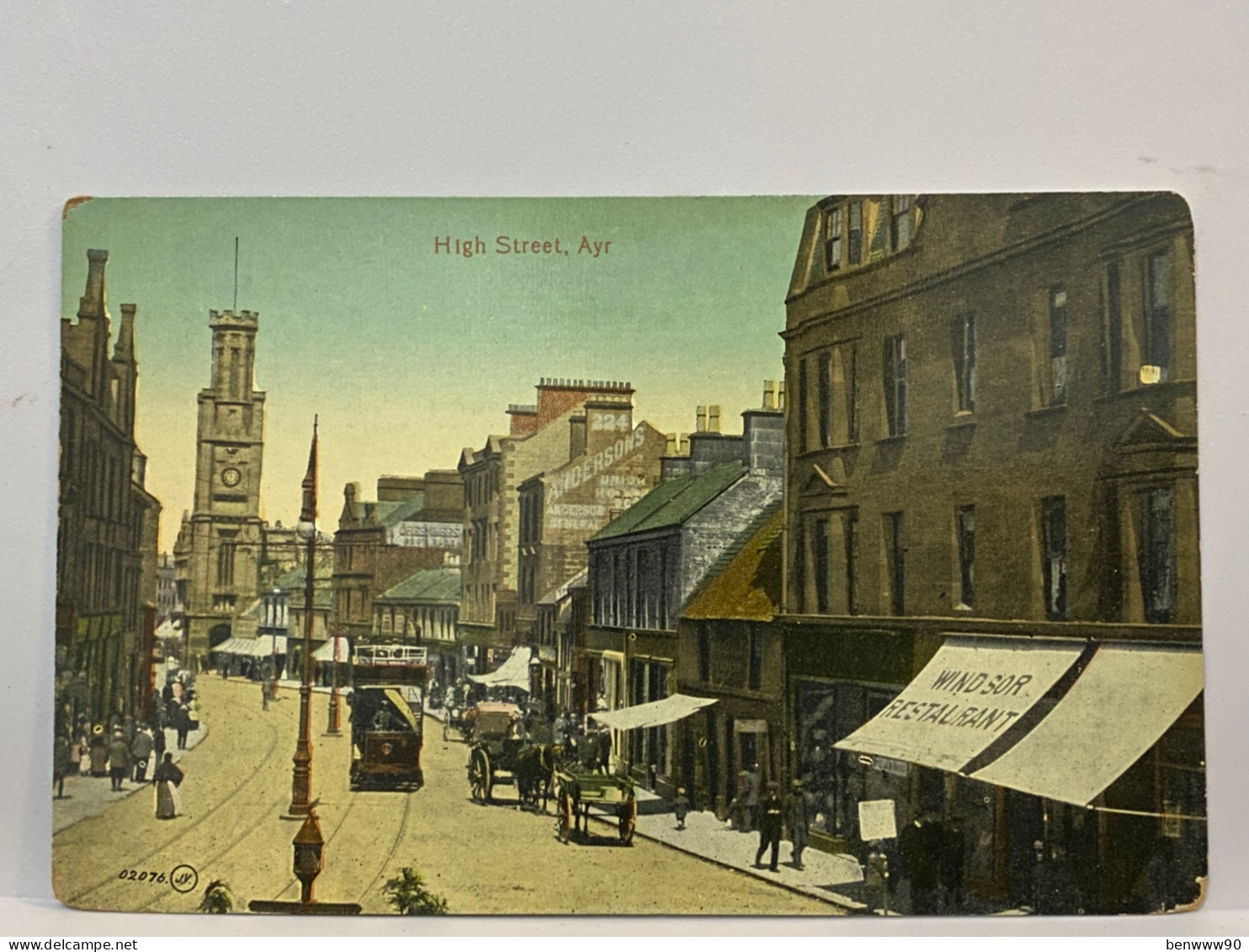 High Street, Ayr, Ayrshire Postcard - Ayrshire