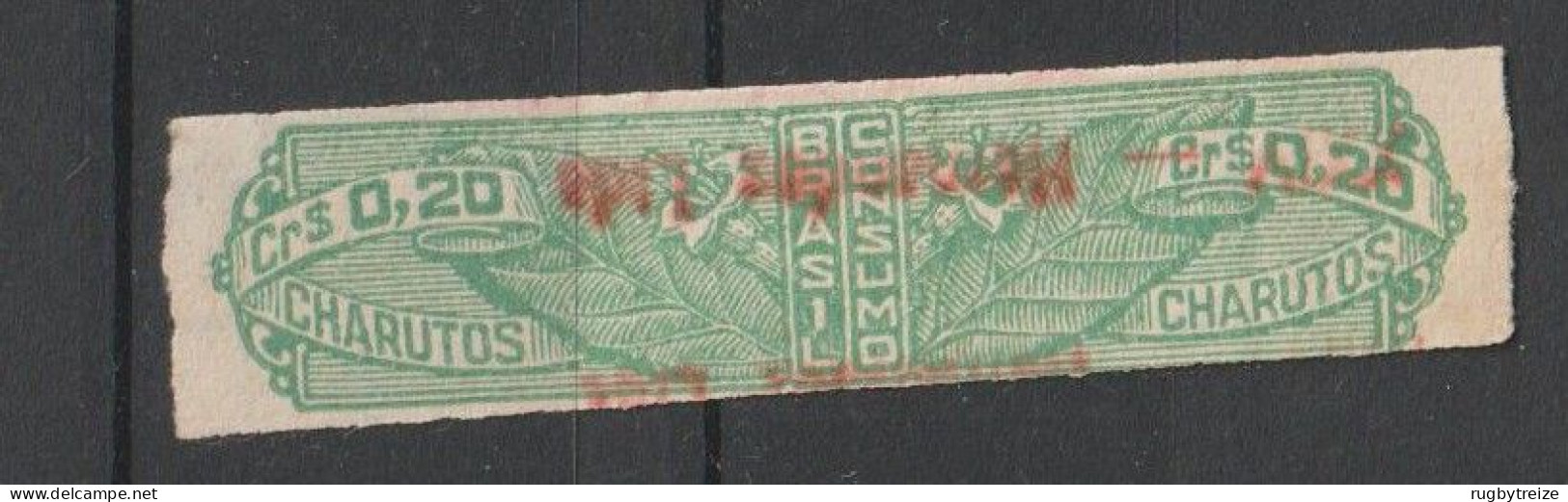 6277 BRASIL Revenues, Fiscales, Faja, Trip, Impuesto Sobre Tabaco, Tobacco, Charutos BRESIL Timbre Fiscal Tabac - Postage Due