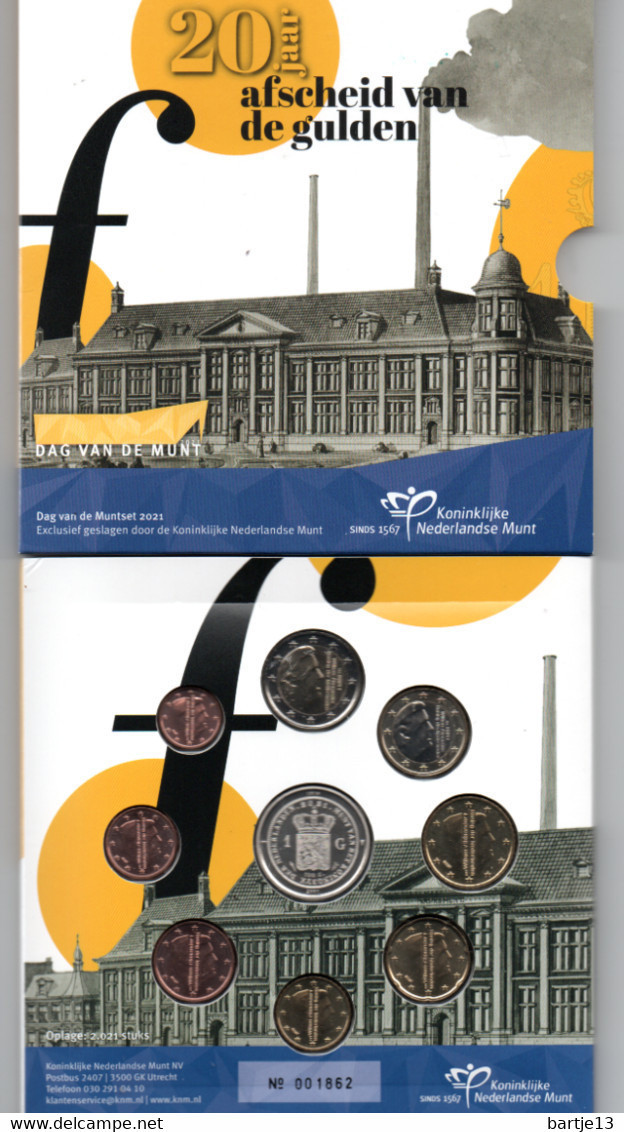 NEDERLAND DAG VAN DE MUNTSET 2021 OPLAGE SLECHTS 2021 STUKS  SCHAARS - Mint Sets & Proof Sets