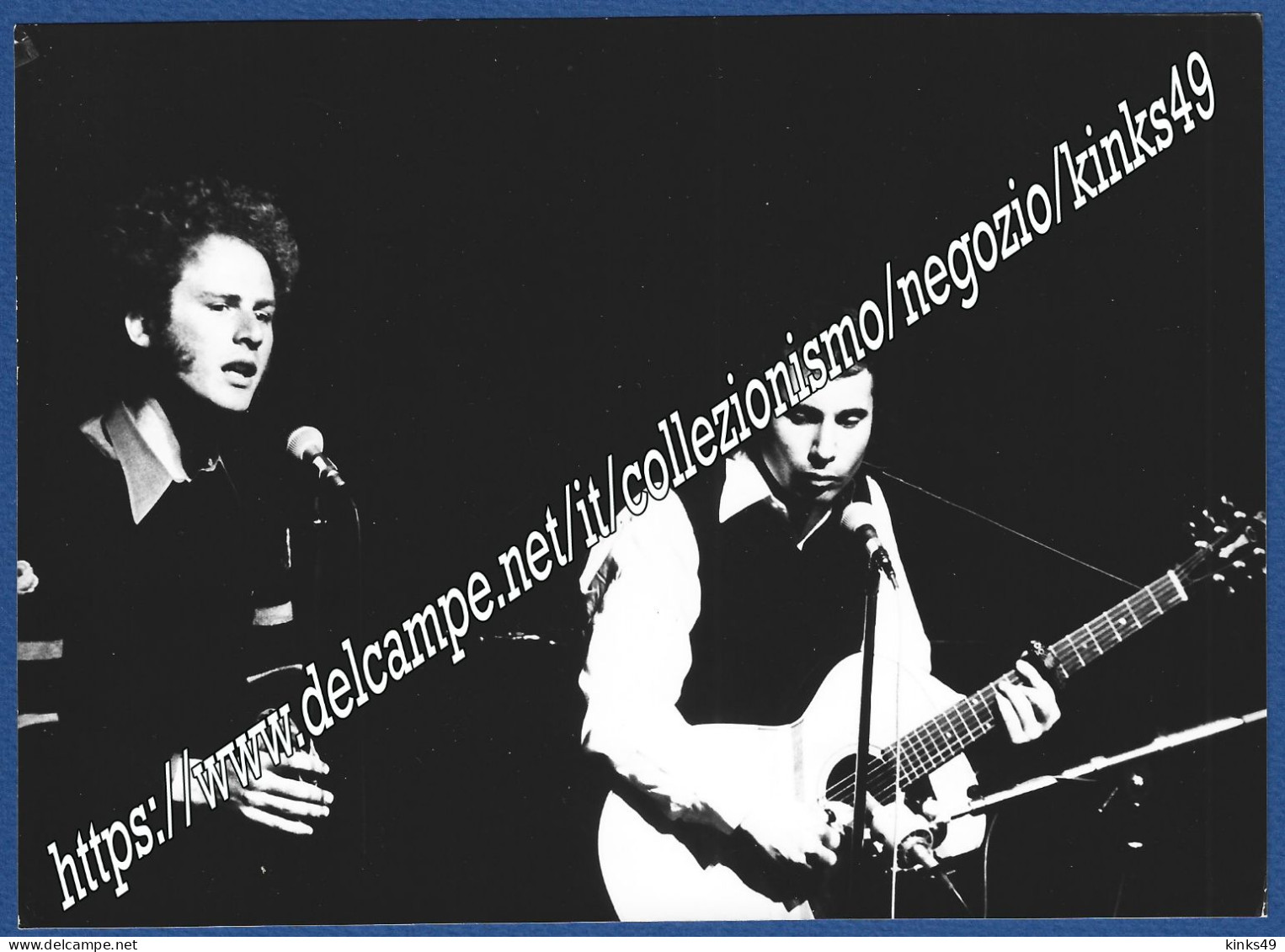 669> SIMON And GARFUNKEL = FOTOGRAFIA ORIGINALE 1970 = Cm 12,2 X 18,4 Circa - Photos