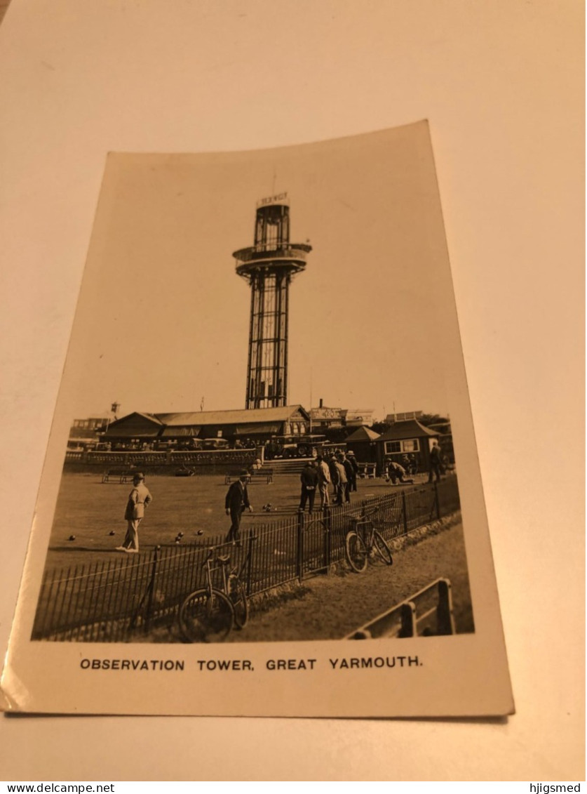 England United Kingdom Britain Great Yarmouth Playing Balls Ball Game Petanque Watch Tower RPPC 16007 Post Card POSTCARD - Great Yarmouth