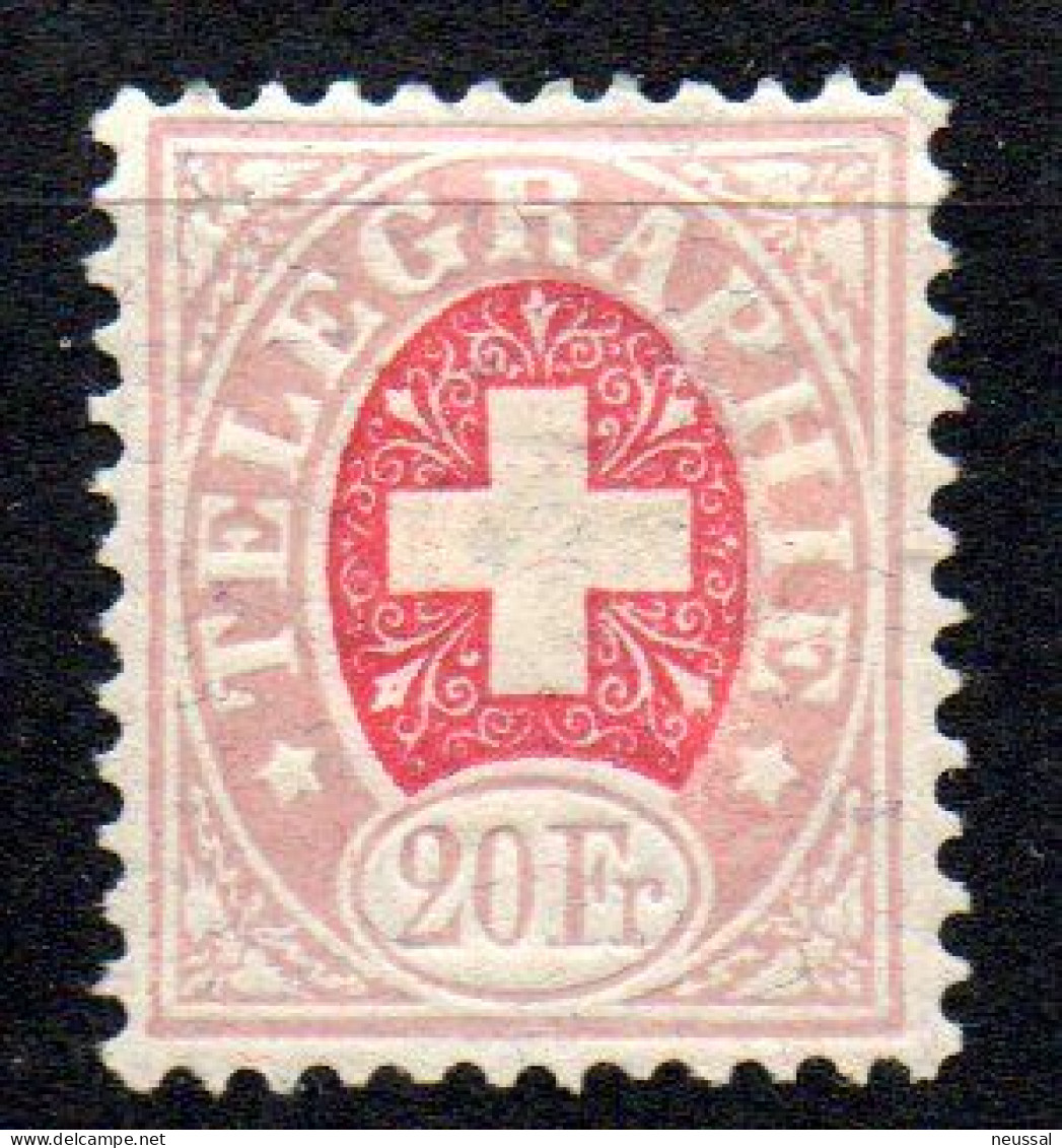 Sellos Telegrafo  Nº 8A  Suiza - Telegraafzegels