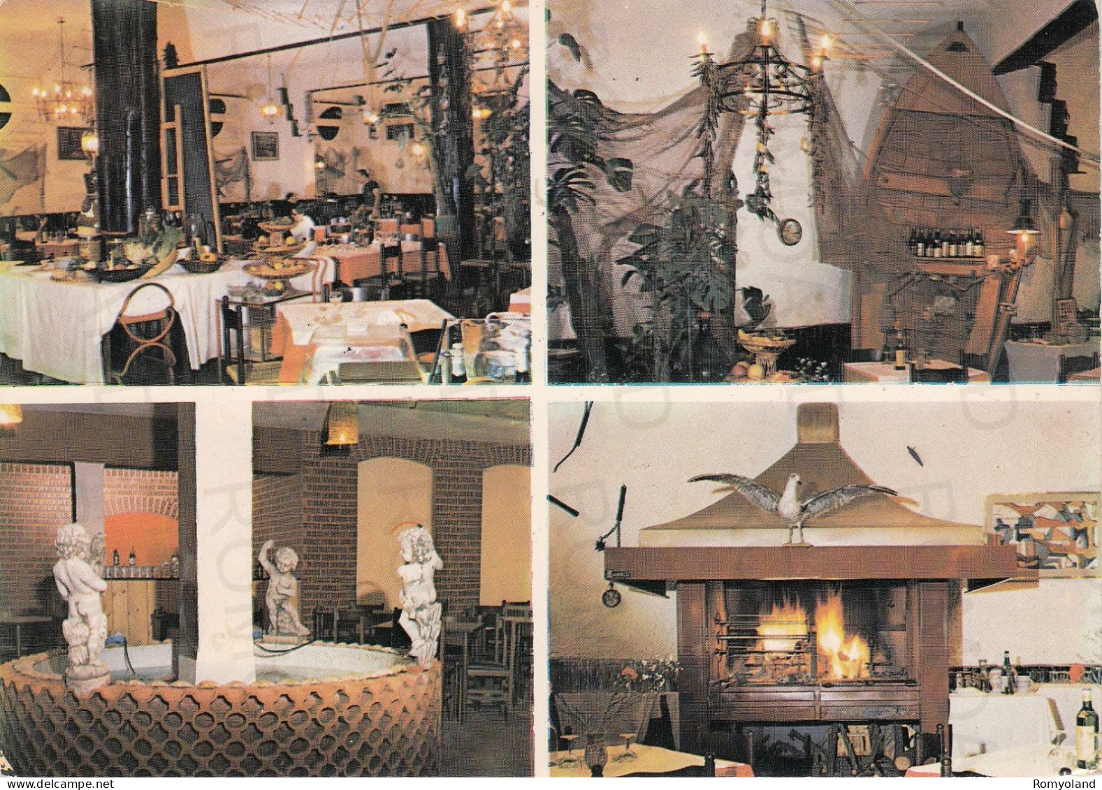 CARTOLINA  ROMA,LAZIO-RISTORANTE "RE 'DEI MARI"-PIAZZA A.LORENZINI-STORIA,MEMORIA,CULTURA,BELLA ITALIA,NON VIAGGIATA - Cafes, Hotels & Restaurants