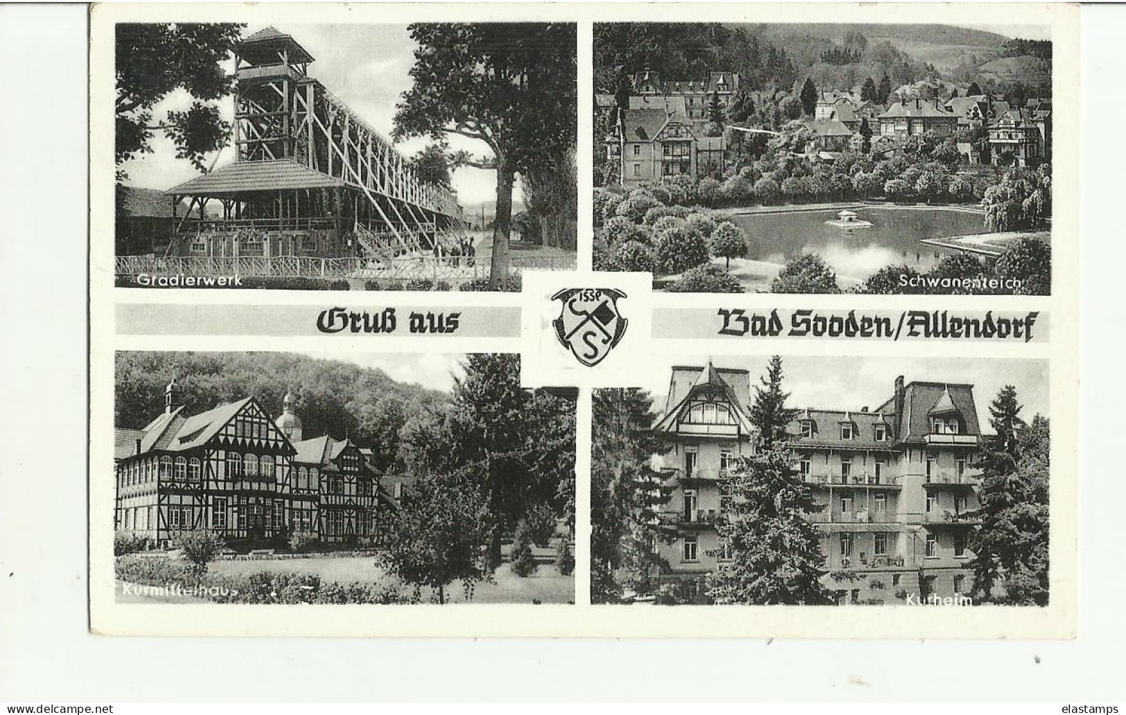 AK BDR 1954 BAD SOODEM /ALLENDORF - Bad Sooden-Allendorf