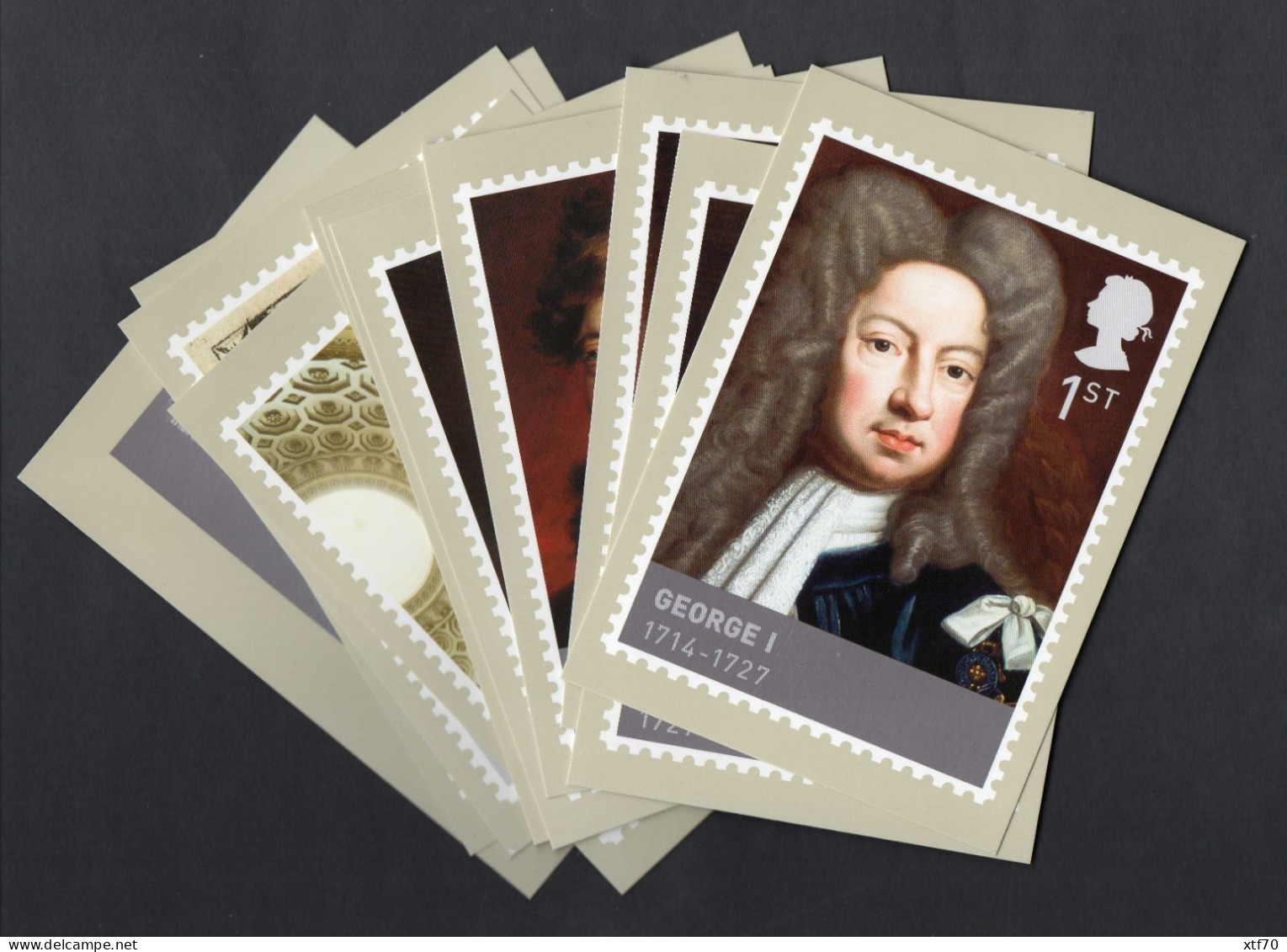 GREAT BRITAIN 2011 Kings And Queens: House Of Hanover Mint PHQ Cards - Tarjetas PHQ