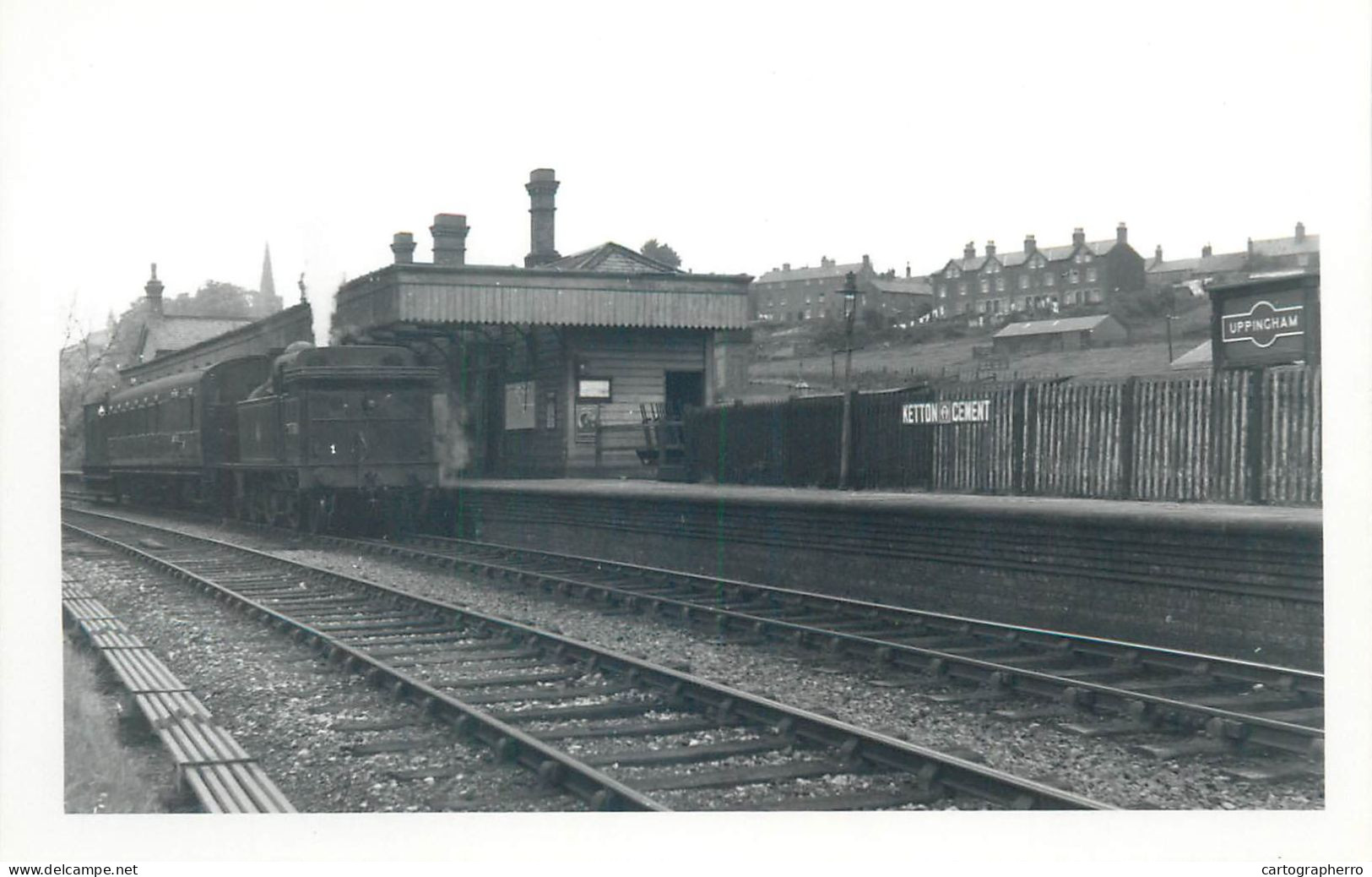 Rutland Uppingham Railway Train Station Lot Of 10 Photos 9 X 14 Cm - Rutland