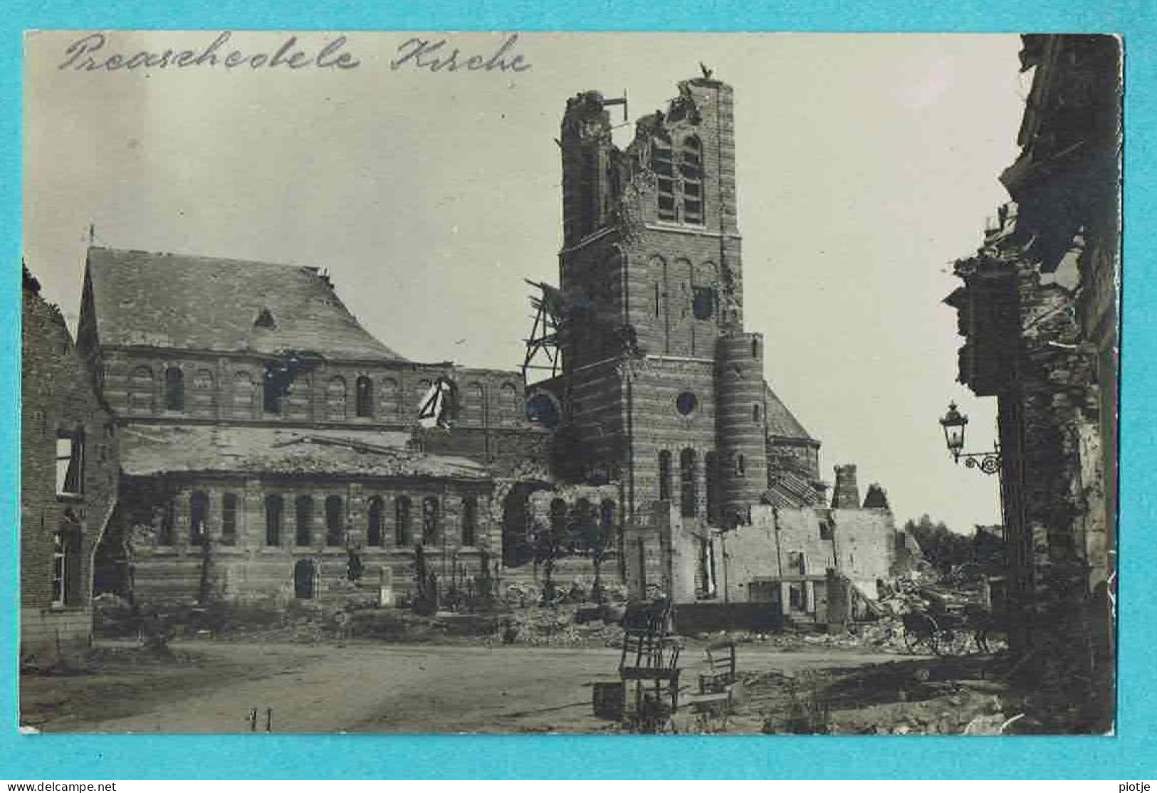 * Passendale - Passchendaele (Zonnebeke) * (Carte Photo - Fotokaart) Guerre, Ruines, Kirche, War, Oorlog, Kerk - Zonnebeke