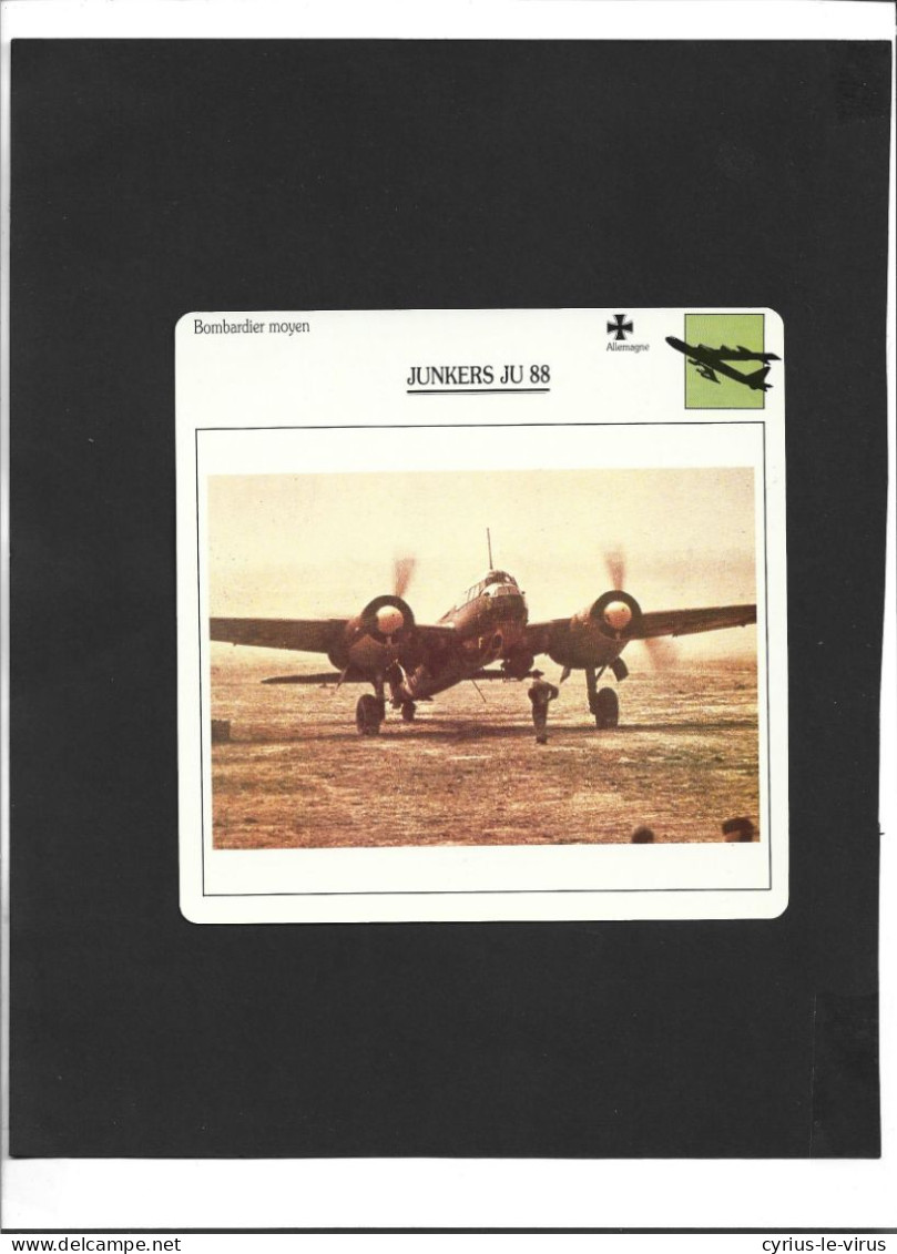 Avion ** Allemagne  ** Bombardier Moyen ** Junkers JU 88 - Vliegtuigen