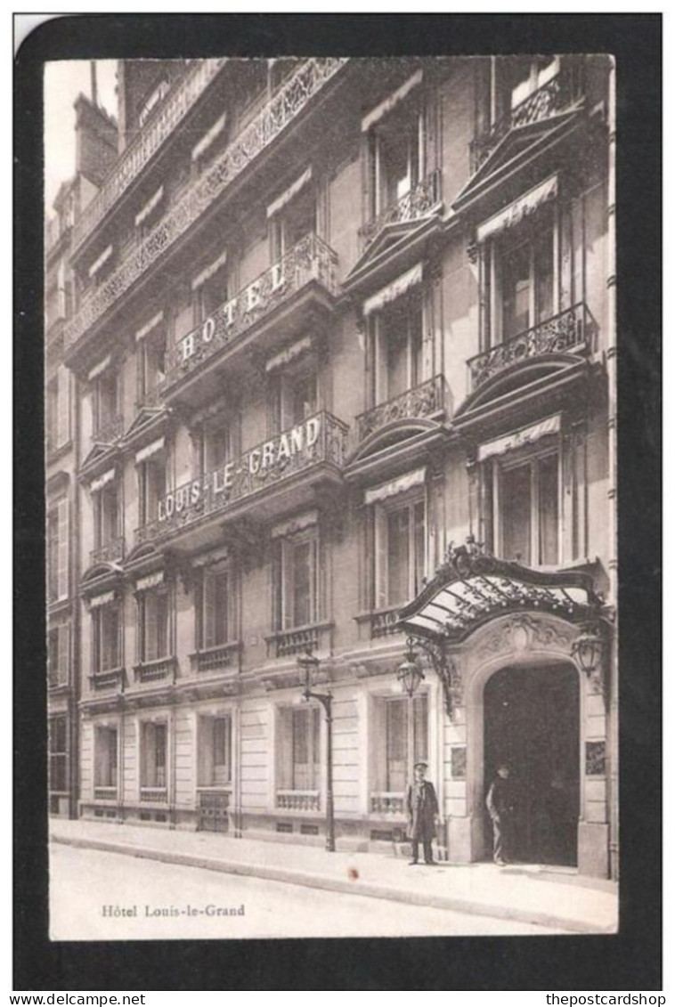 Cpa FRANCE 75 Paris Hotel Louis Le Grand UNUSED - Pubs, Hotels, Restaurants