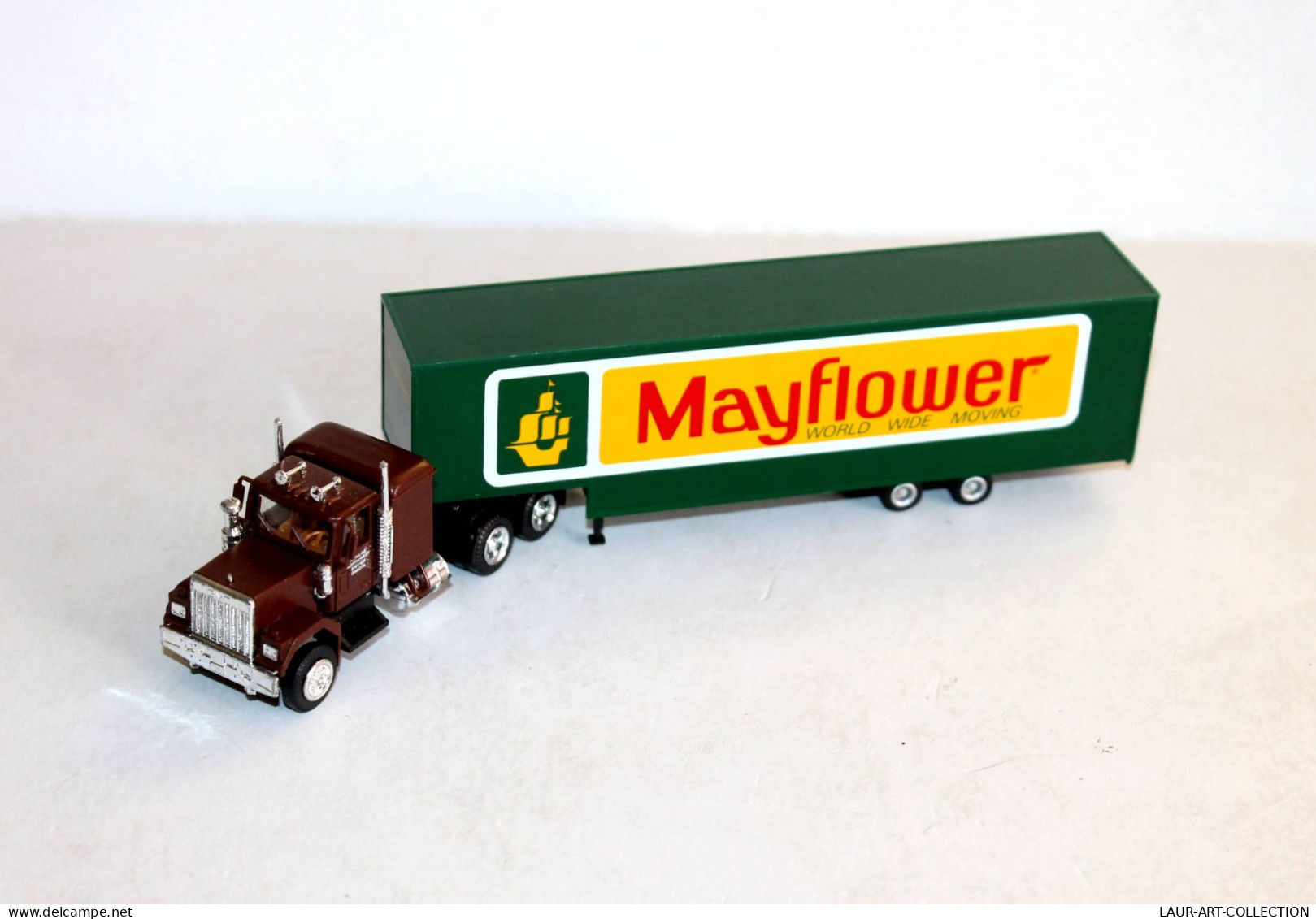 CAMION POIDS LOURD 1/87, TRANSPORT TRACTEUR NORTH WEST + SEMI REMORQUE MAYFLOWER - AUTOMOBILE MINIATURE (1712.69) - Scala 1:87