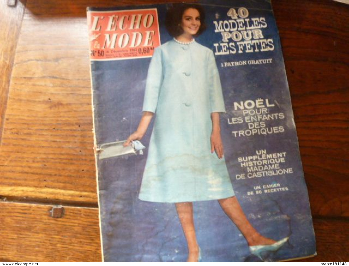 L'Echo De La Mode - N° 50 Du 16 Décembre 1962 - Moda