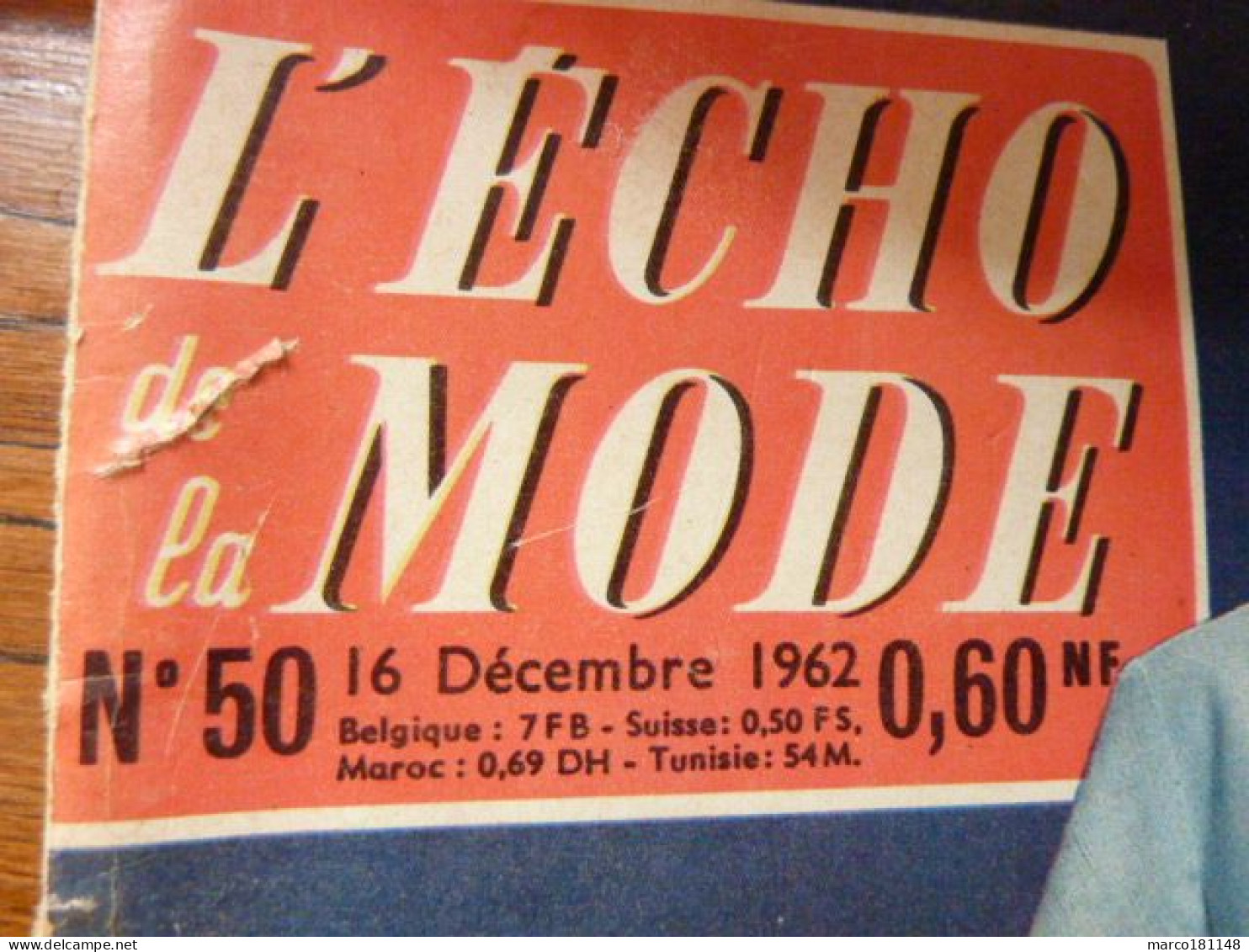 L'Echo De La Mode - N° 50 Du 16 Décembre 1962 - Fashion