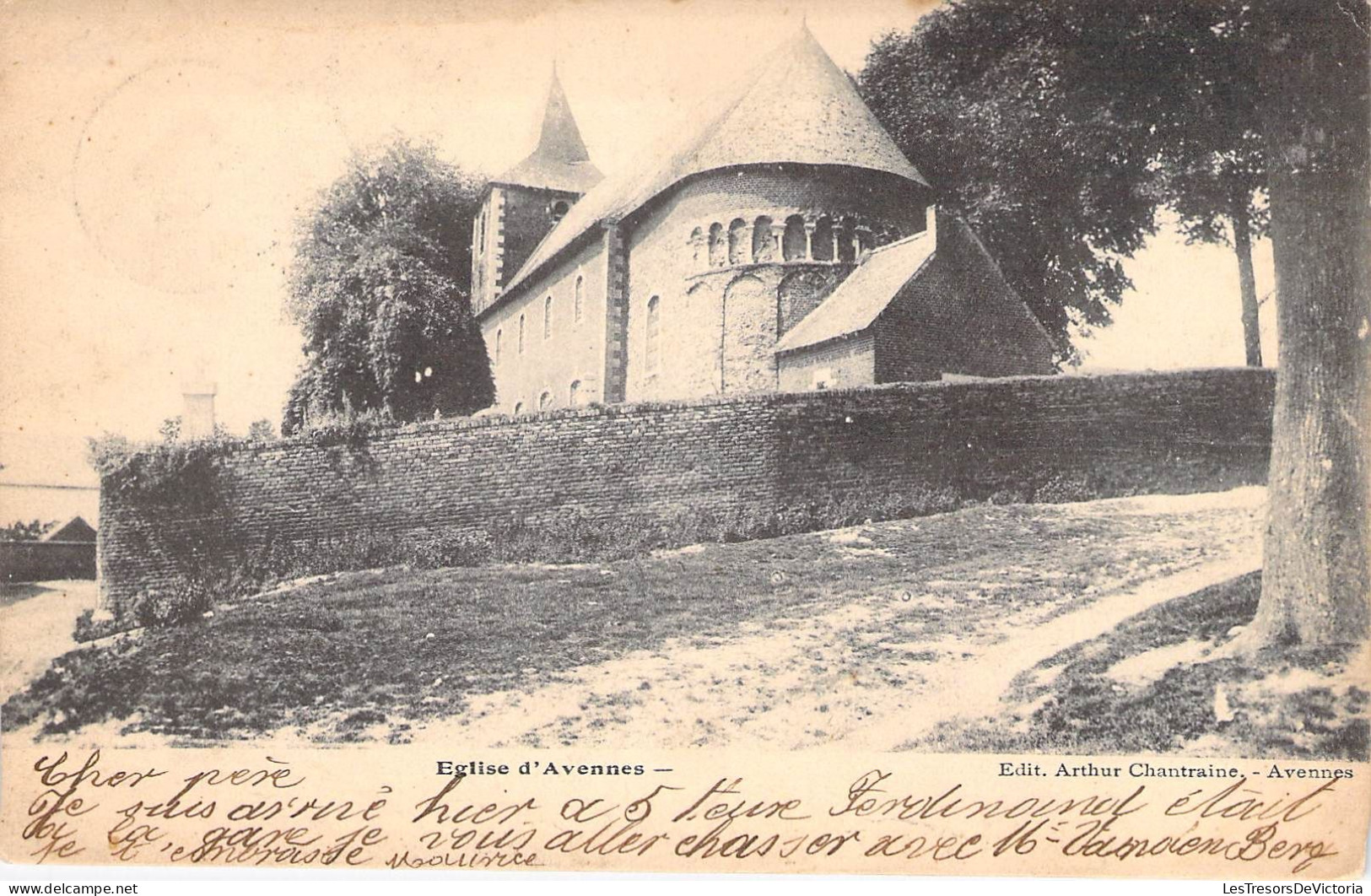 Belgique - Avennes - Eglise D'avennes - Edit. Arthur Chantraine - Carte Postale Ancienne - Borgworm