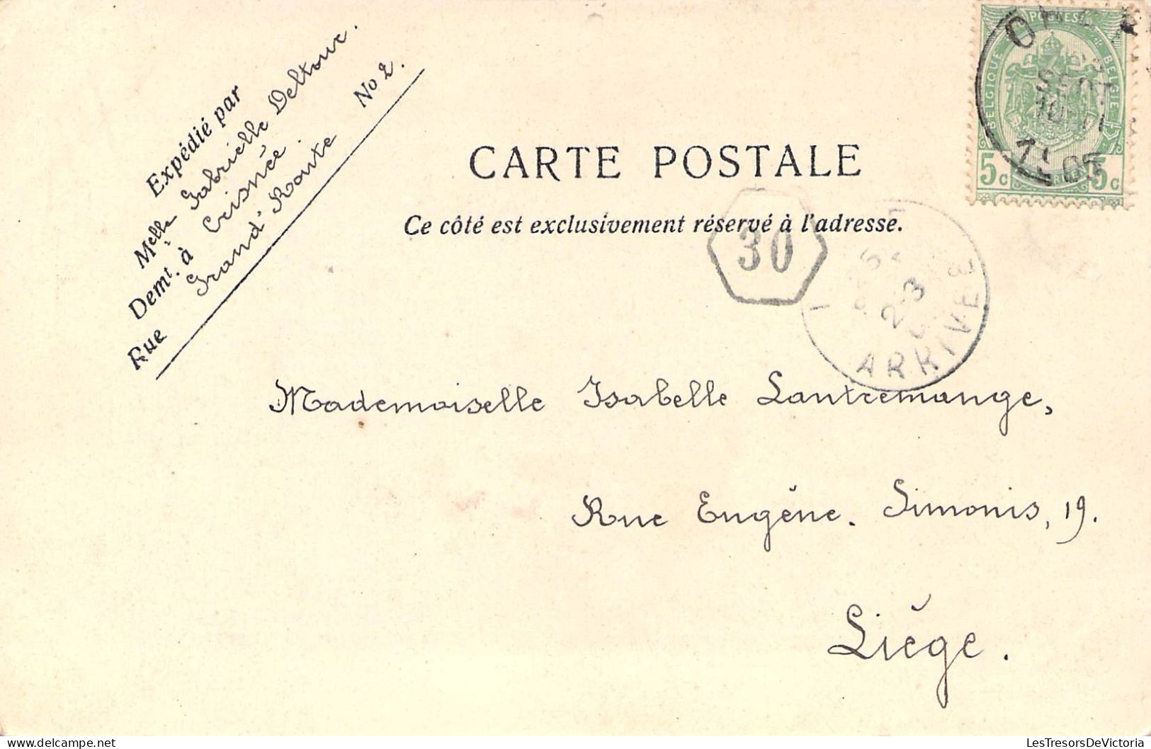 Belgique - Oreye - Grand'route - Edit. H. Desart - Animé - Carte Postale Ancienne - Borgworm