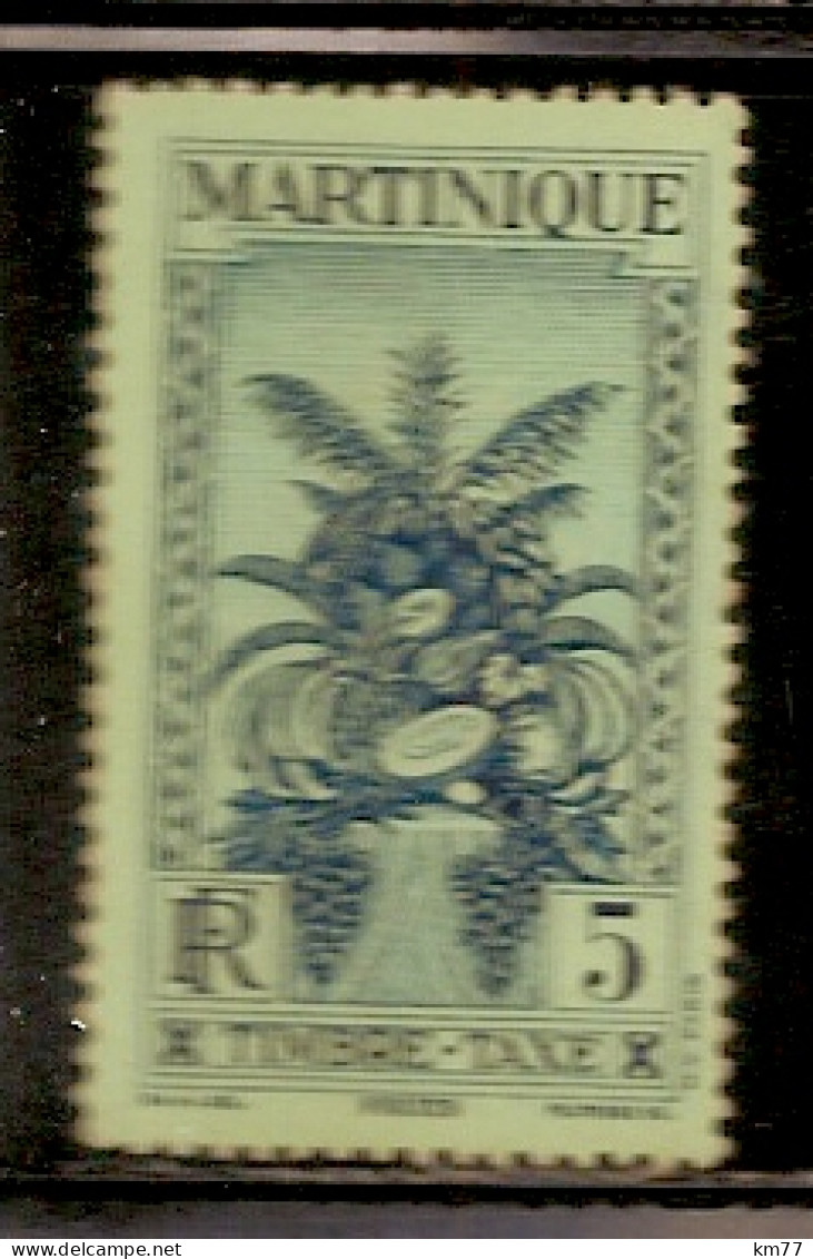 MARTINIQUE TAXE NEUF SANS TRACE DE CHARNIERE - Timbres-taxe