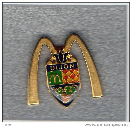 Pin's  Ville,  Mac  Do  DIJON  ( 21 )  ( Blason ) - McDonald's