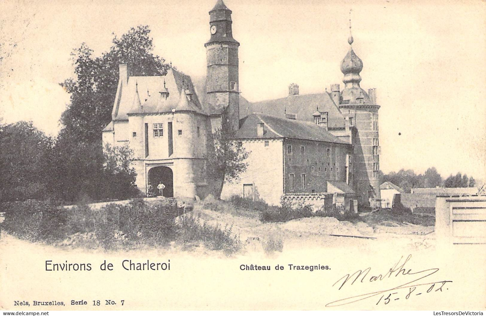 Belgique - Environs De Charleroi - Château De Trazegnies - Edit. Nels - Carte Postale Ancienne - Charleroi