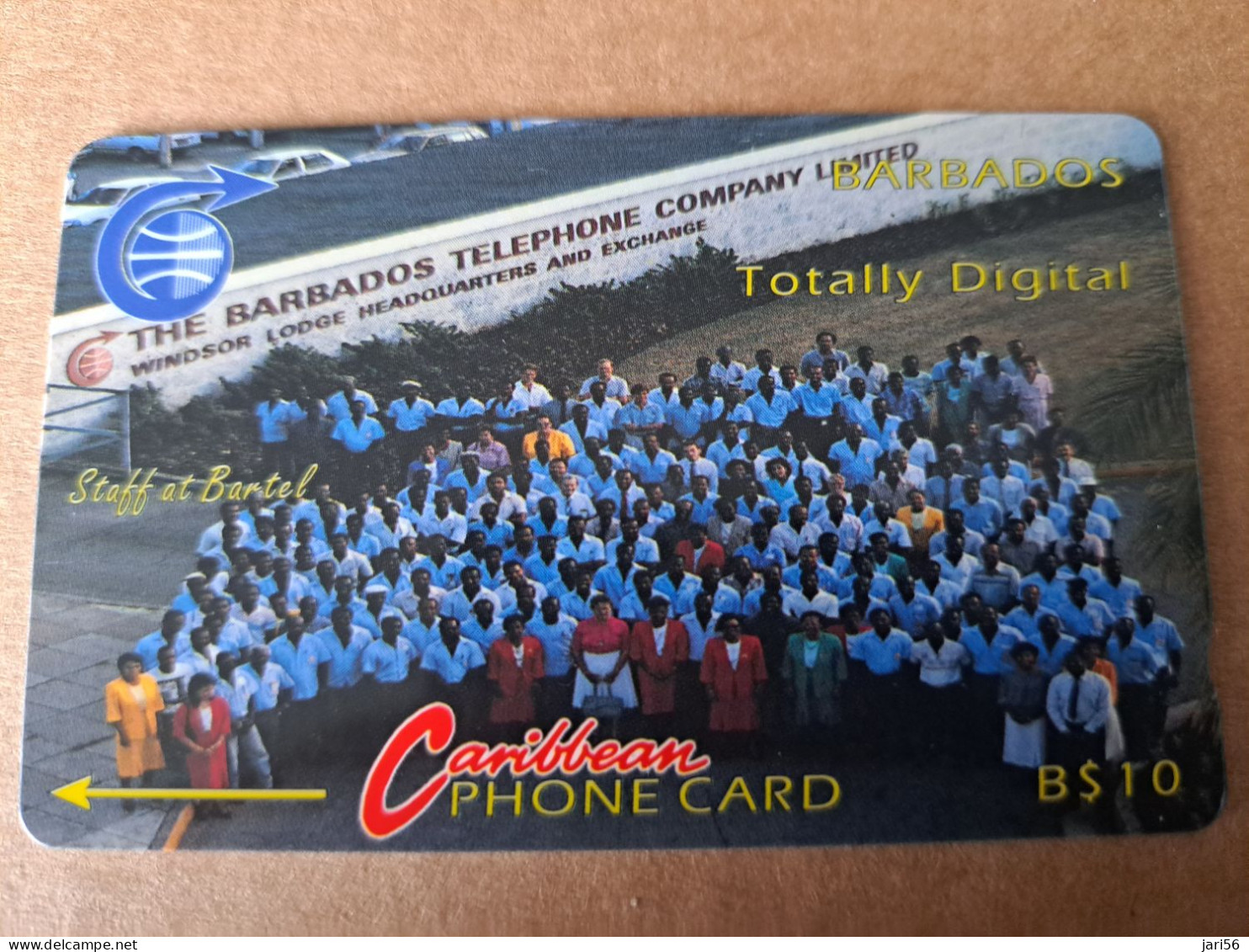 BARBADOS   $10-  Gpt Magnetic     BAR-6A  6CBDA009042     TOTALLY DIGITAL WITH LOGO    MINT CARD !!!!   ** 13002** - Barbados (Barbuda)