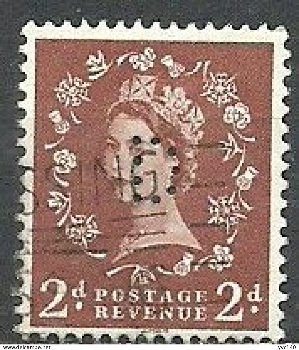 Great Britain; 1952 Issue Stamp "Perfin" - Perfin