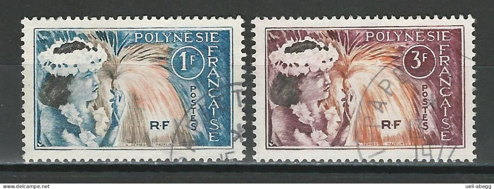 Polynésie 1964, Mi 33-34 - Used Stamps