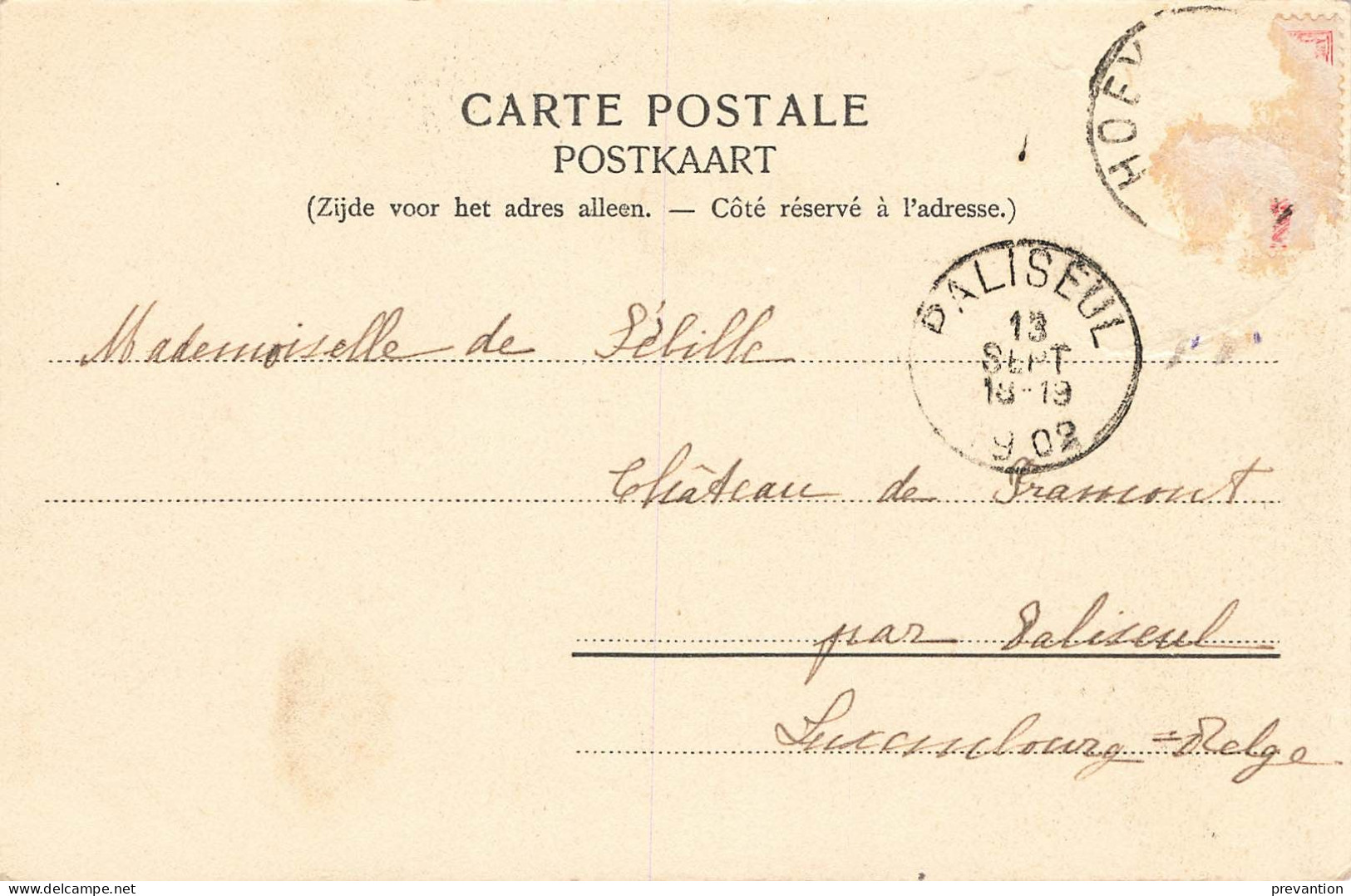 Environs De BRUXELLES - La Station De GROENENDAEL - Carte Circulé En 1902 - Watermaal-Bosvoorde - Watermael-Boitsfort