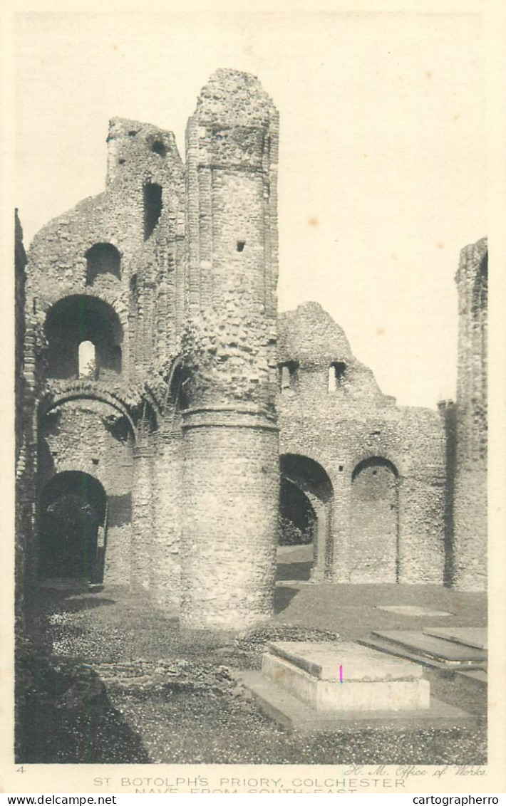 England Colchester Botolph's Priory Nave Historical Landmark Ruins - Colchester