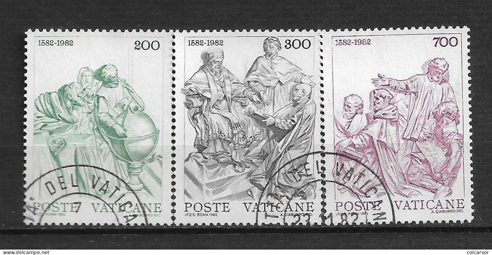 VATICAN  N° 734/35/36 - Used Stamps