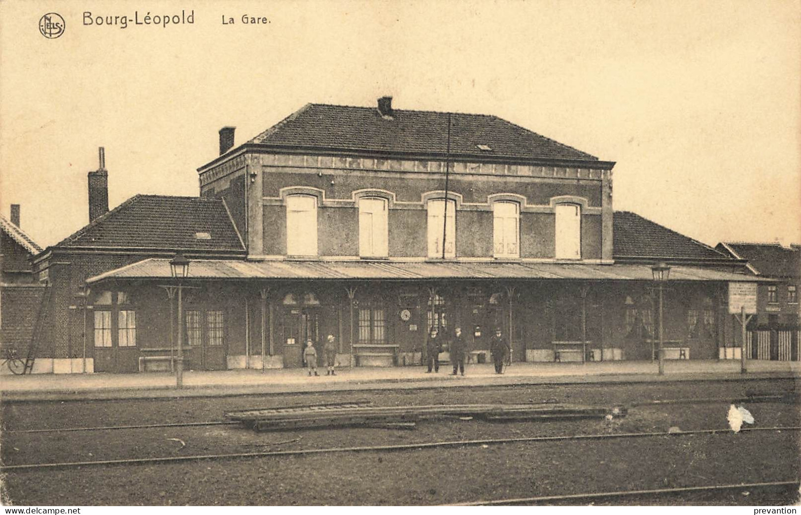 BOURG-LEOPOLD - La Gare - Carte Circulé Vers SCHAERBEEK - Leopoldsburg (Camp De Beverloo)