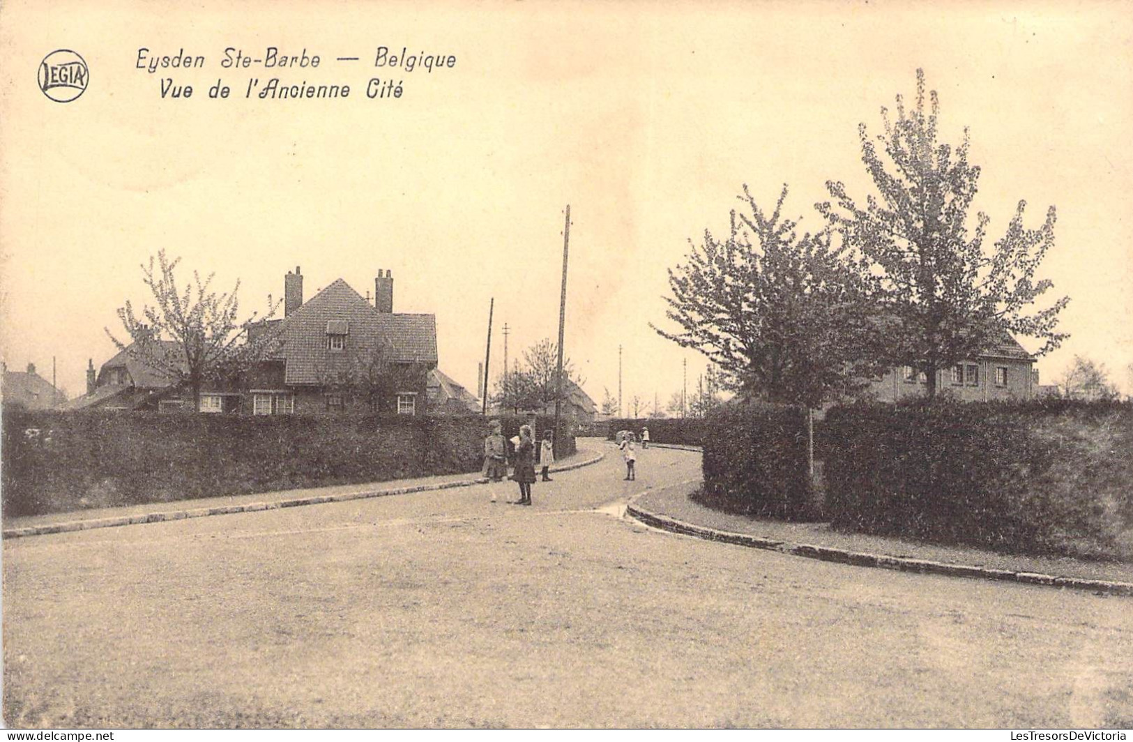 Belgique - Eysden Ste Barbe - Vue De L'ancienne Cité - Edit. Légia - Animé - Carte Postale Ancienne - Sint-Truiden