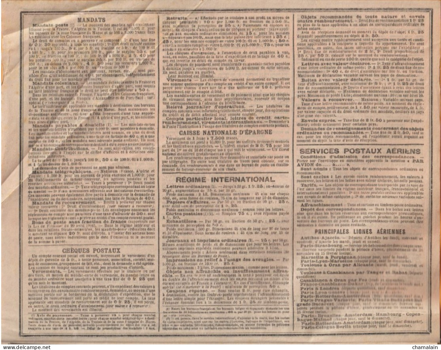 ALMANACH DES POSTES ET TELEGRAPHES Année 1927 -  " Viaduc De Morlaix " ( Bords Dorés) - Grand Format : 1921-40