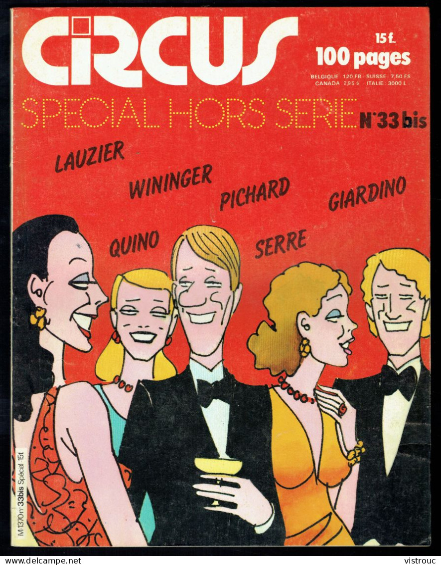 "CIRCUS HS N° 33 Bis" - GLENAT - 1980. - Circus