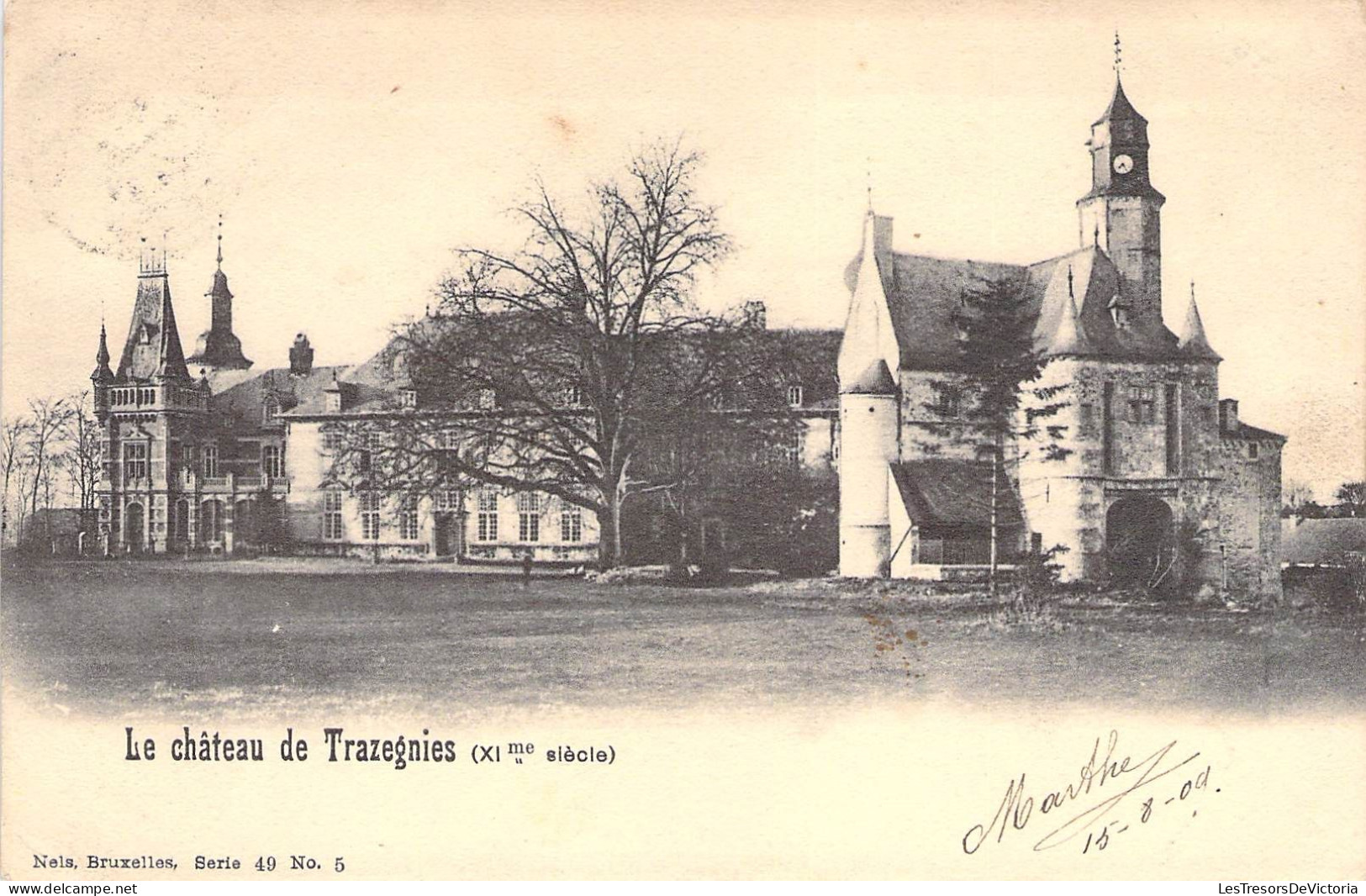 Belgique - Le Château De Trazegnies - XI ème Siècle - Edit. Nels - Carte Postale Ancienne - Charleroi