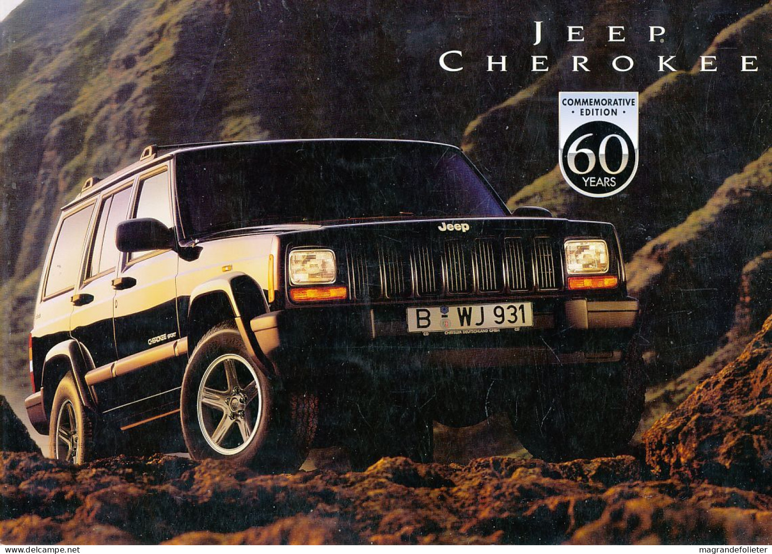 CATALOGUE VOITURE  JEEP CHEROKEE EDITION 60 YEARS - Voitures