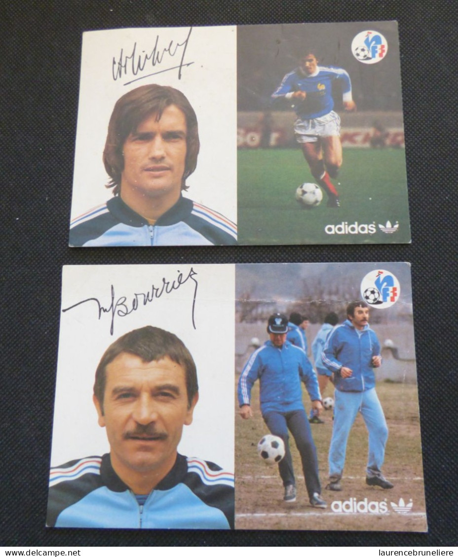 LOT DE 5 CARTES JOUEURS DE FOOTBALL  ANNEE 1979 - Soccer