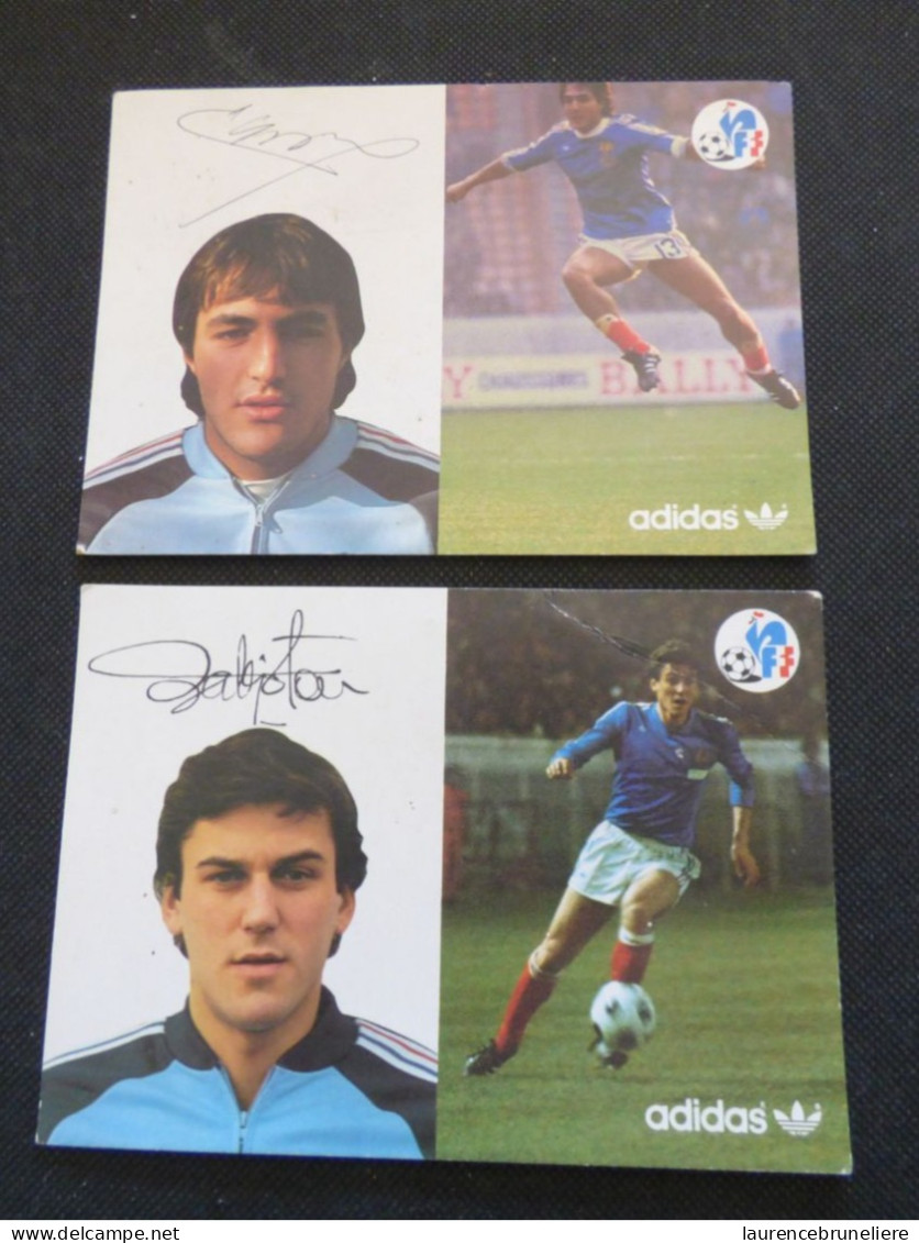 LOT DE 5 CARTES JOUEURS DE FOOTBALL  ANNEE 1979 - Fussball