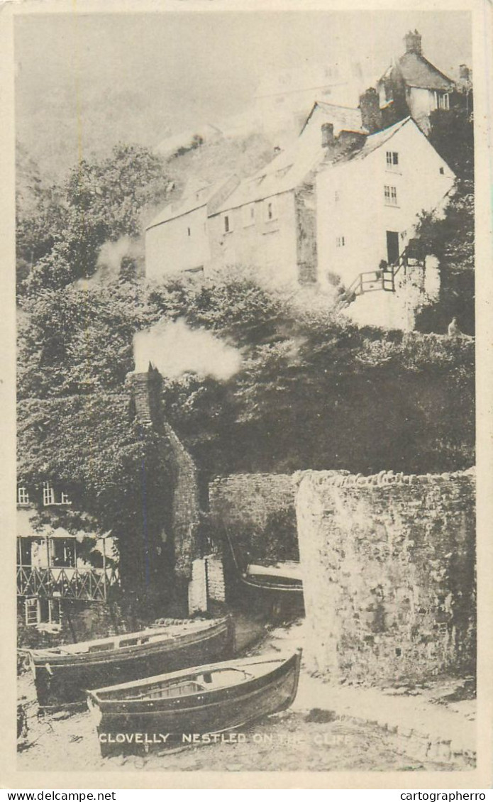 England Clovelly House On Cliff - Clovelly