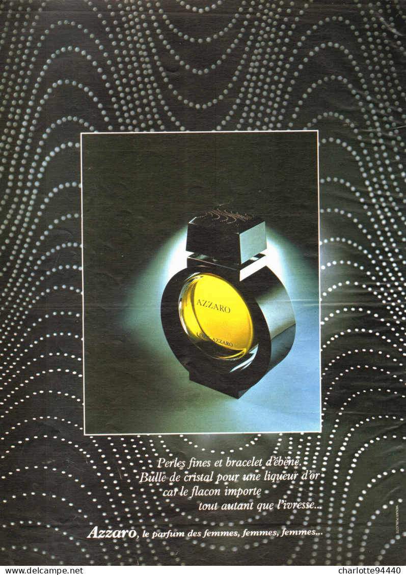 PUB PARFUM    " AZZARO " 1979 ( 1 ) - Ohne Zuordnung