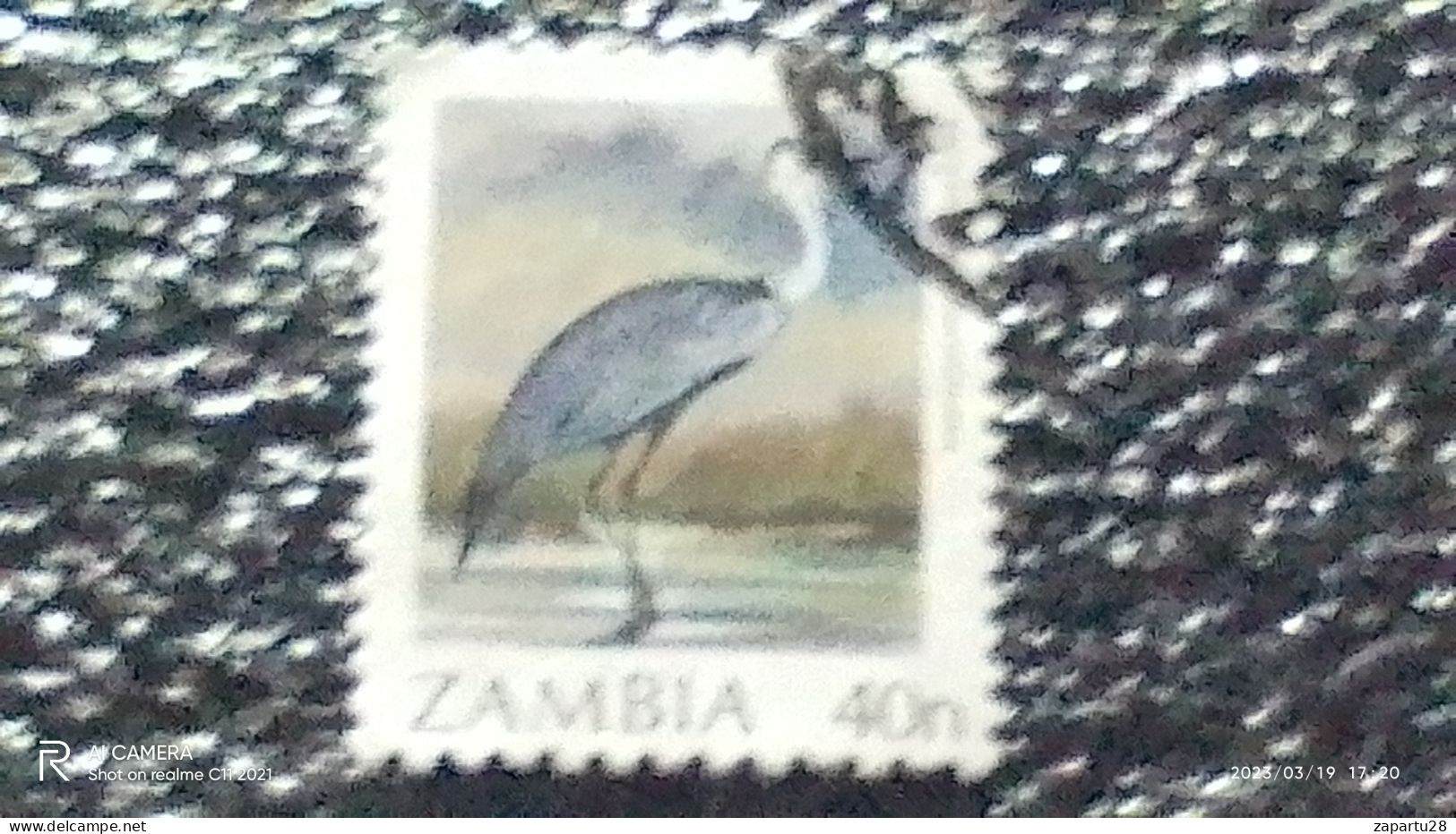 ZAMBİYA-  1987-     40N  BİRDS   USED - Gebraucht