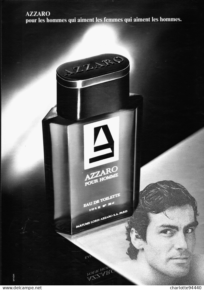 PUB PARFUM    " AZZARO " 1979 ( 3 ) - Unclassified