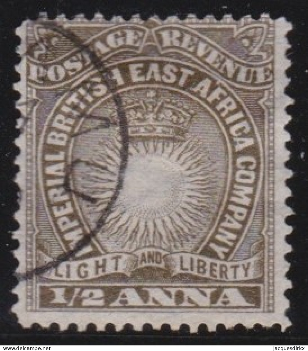 British East Africa    .    SG   .     4    .    O   .     Cancelled - África Oriental Británica