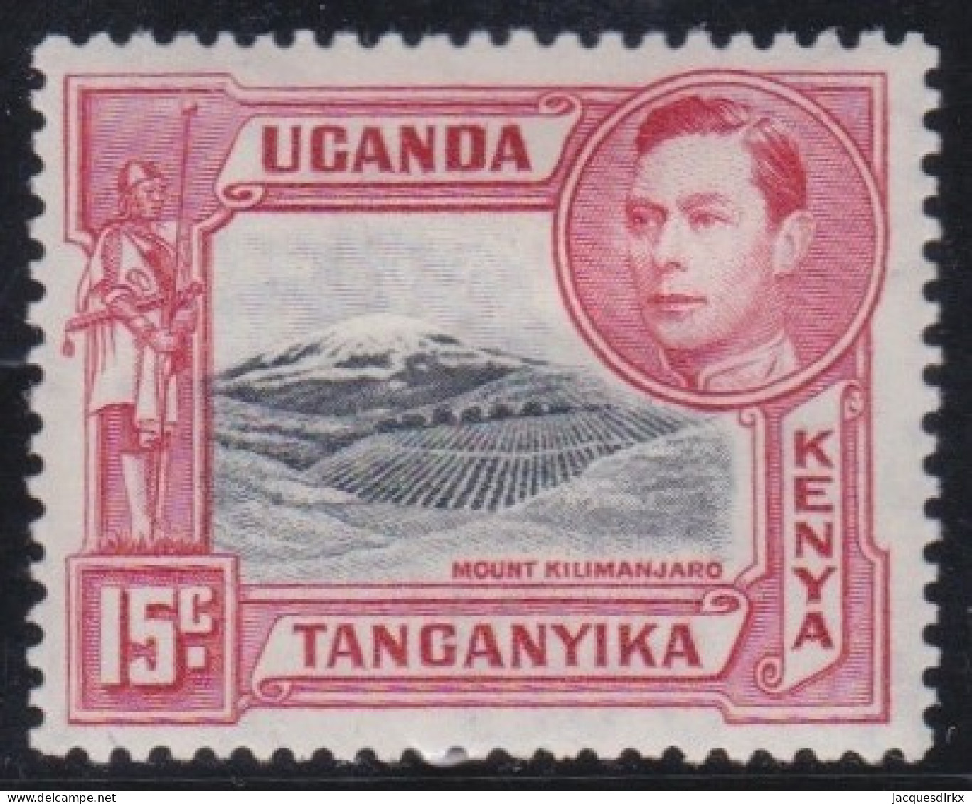 Kenya ,Uganda&Tanganyika     .    SG    .    137  (2 Scans)     .      *        .    Mint-hinged - Kenya, Oeganda & Tanganyika