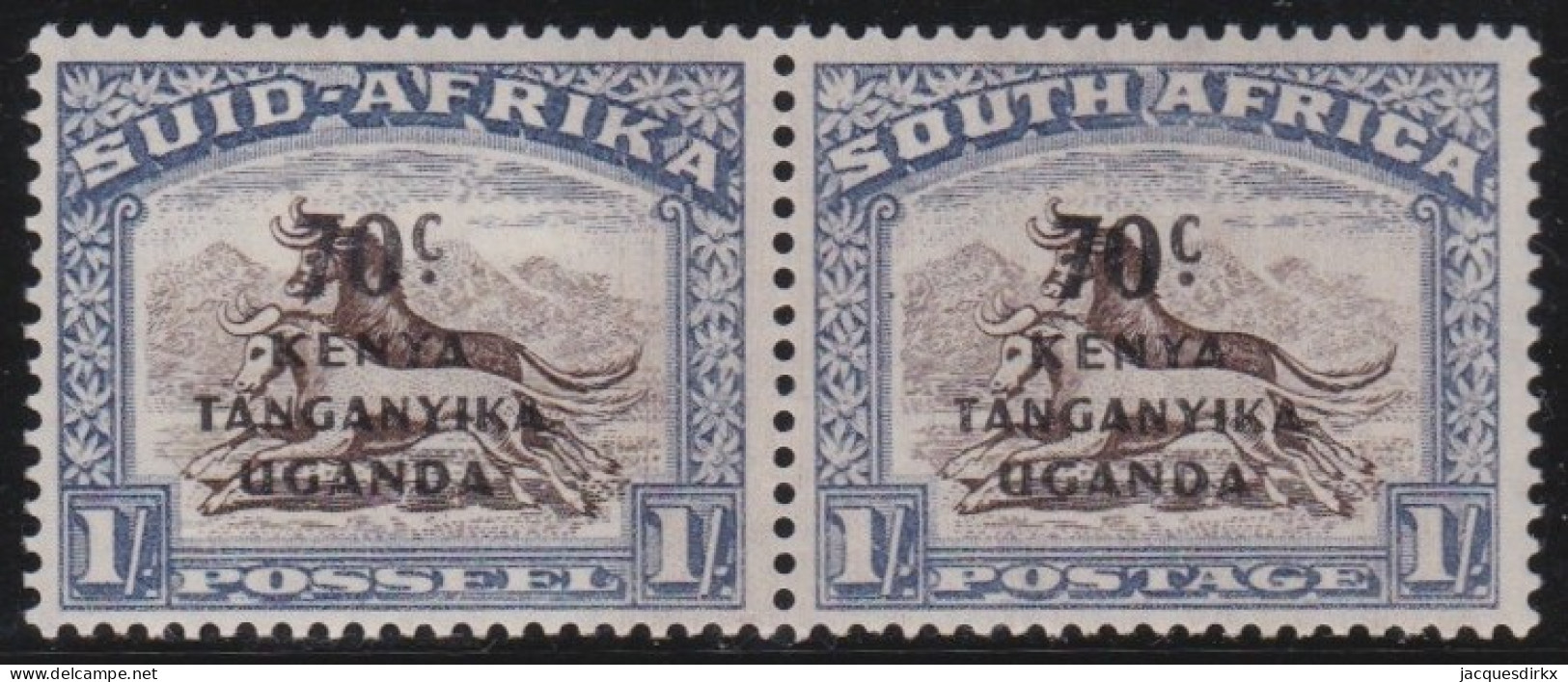 Kenya ,Uganda&Tanganyika     .    SG    .    154 Pair         .      *        .    Mint-hinged - Kenya, Ouganda & Tanganyika