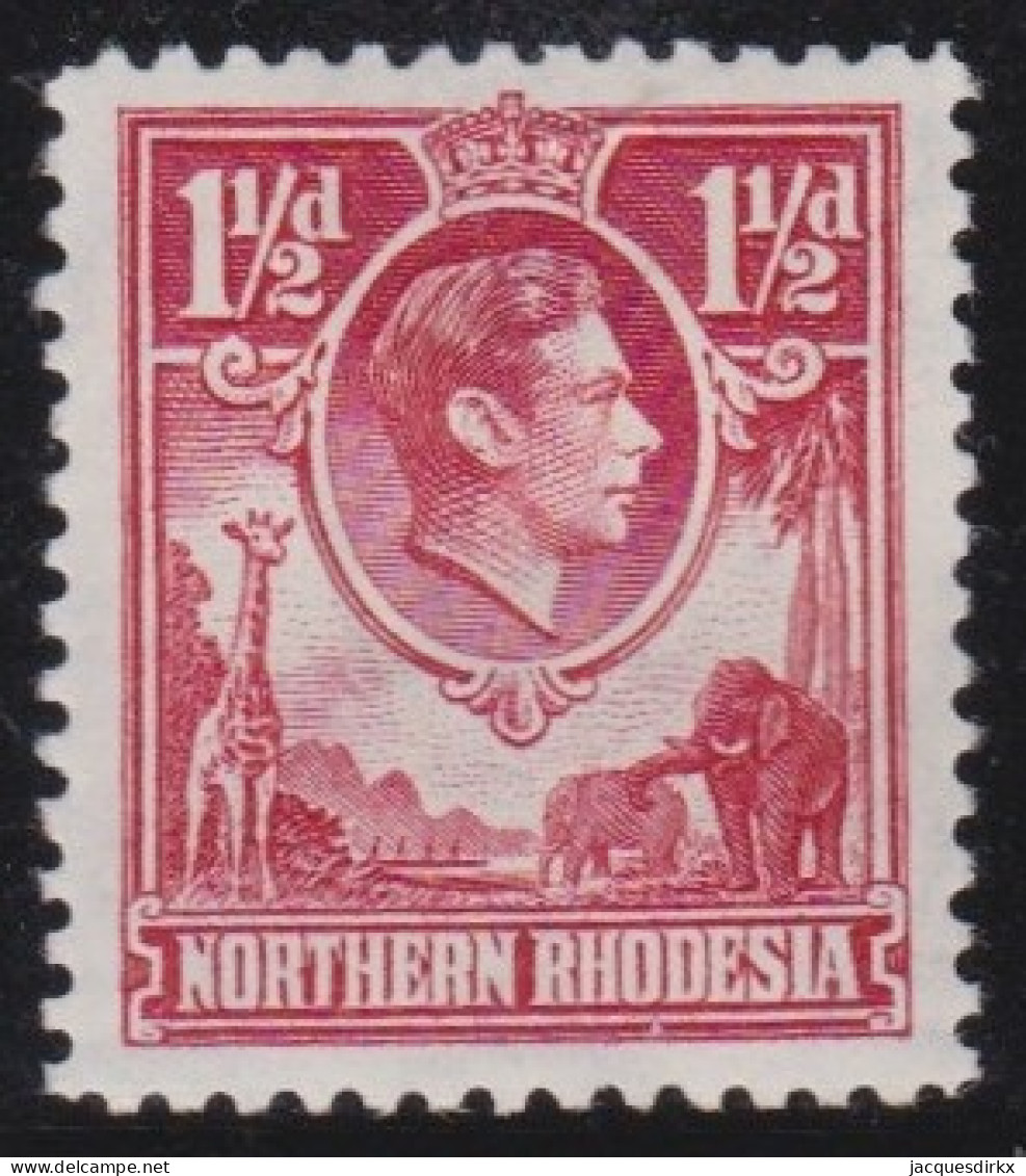 Northern Rhodesia      .    SG    .   29       .     *       .    Mint-hinged - Rhodésie Du Nord (...-1963)