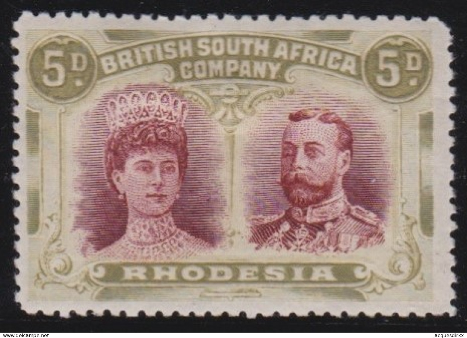 Rhodesia      .    SG    .     143    (2 Scans)         .   *       .    Mint-hinged - Rhodesia Del Sud (...-1964)