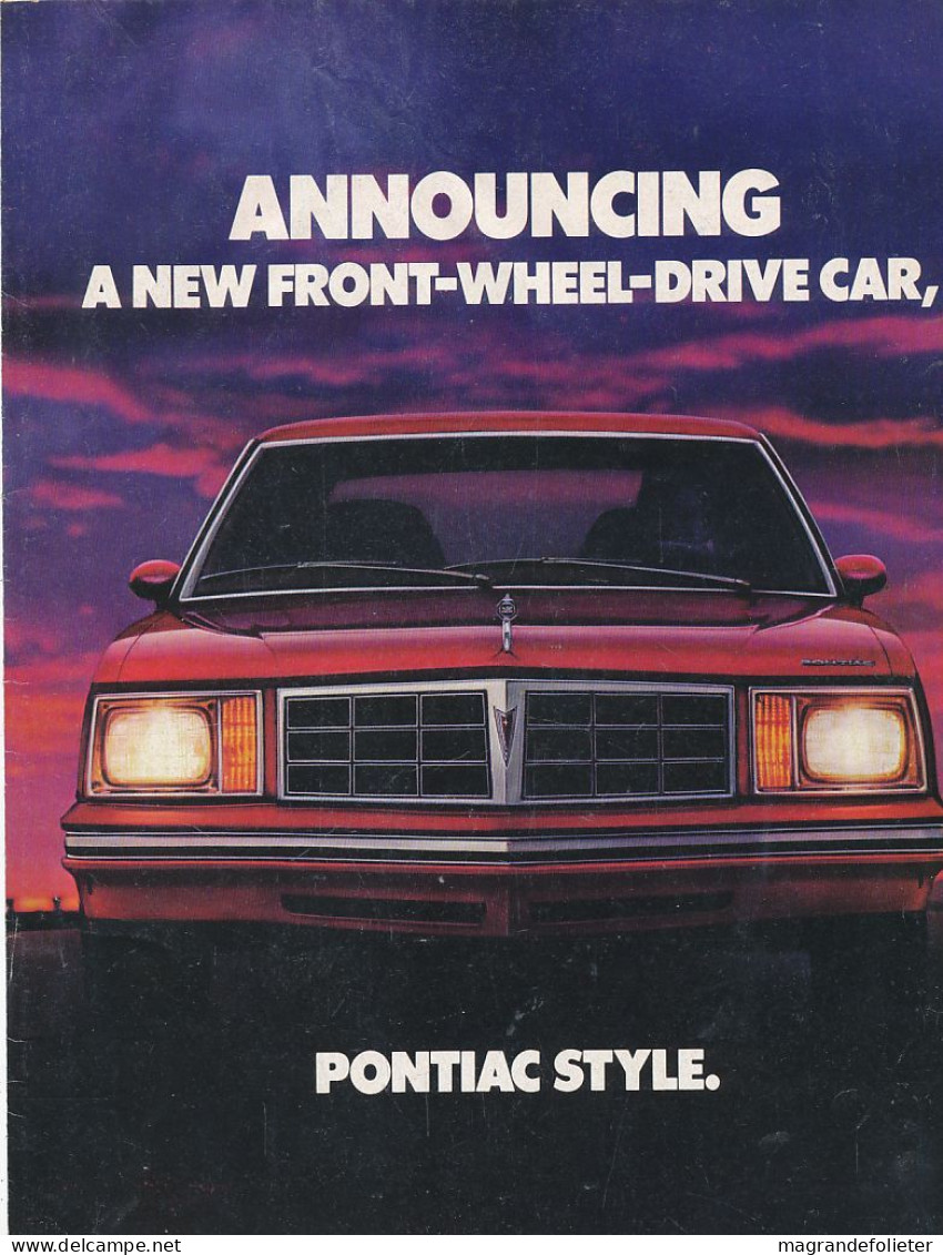 CATALOGUE VOITURE  PONTIAC STYLE - Voitures