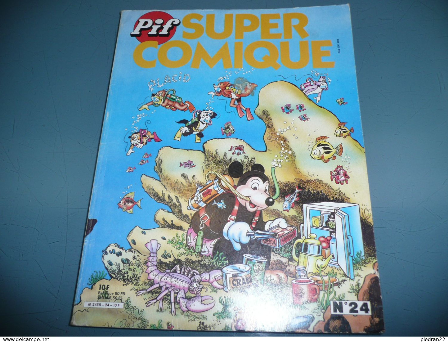 BANDE DESSINEE BD ALBUM PIF SUPER COMIQUE N° 24 JUILLET 1984 - Pif & Hercule