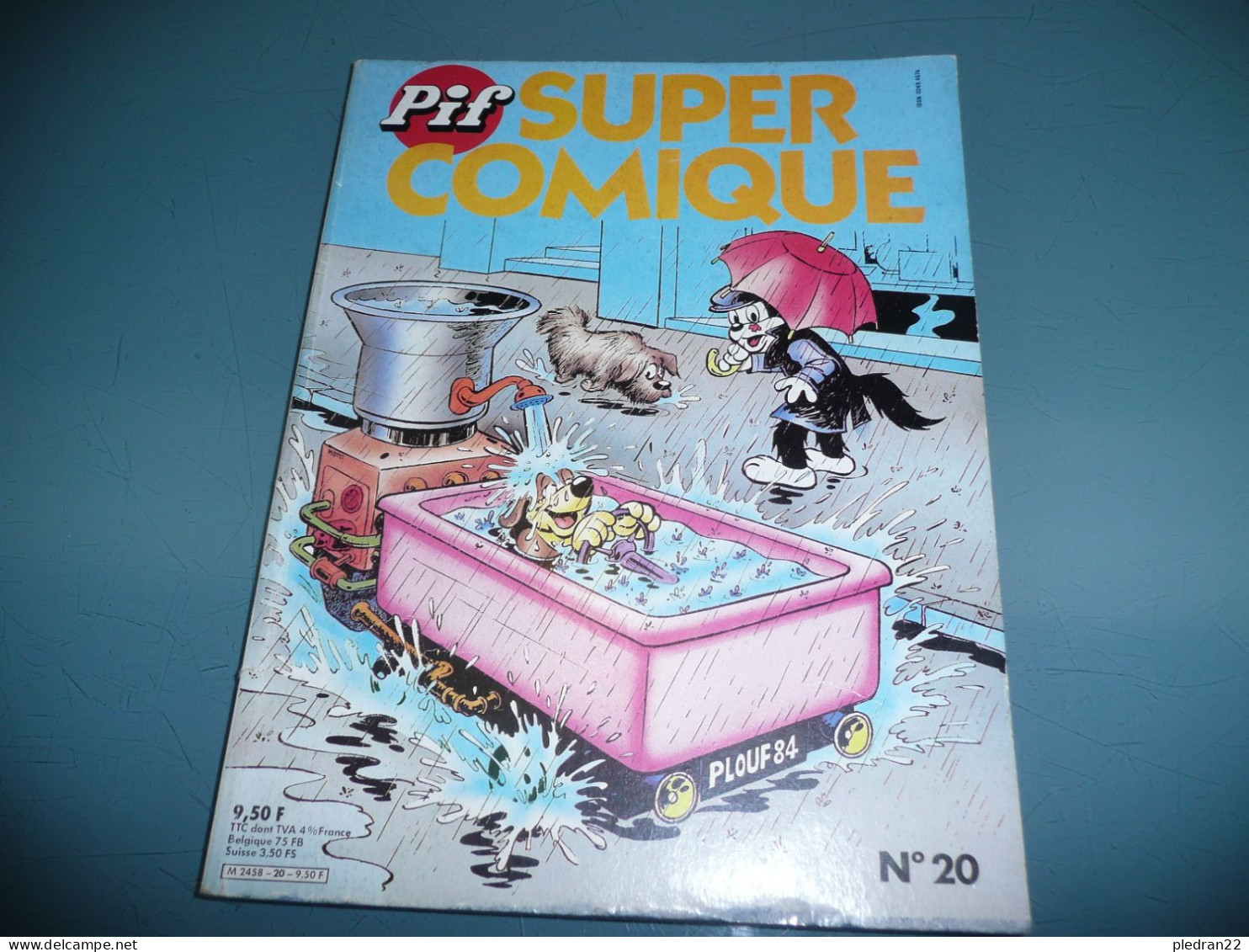 BANDE DESSINEE BD ALBUM PIF SUPER COMIQUE N° 20 MARS 1984 - Pif & Hercule